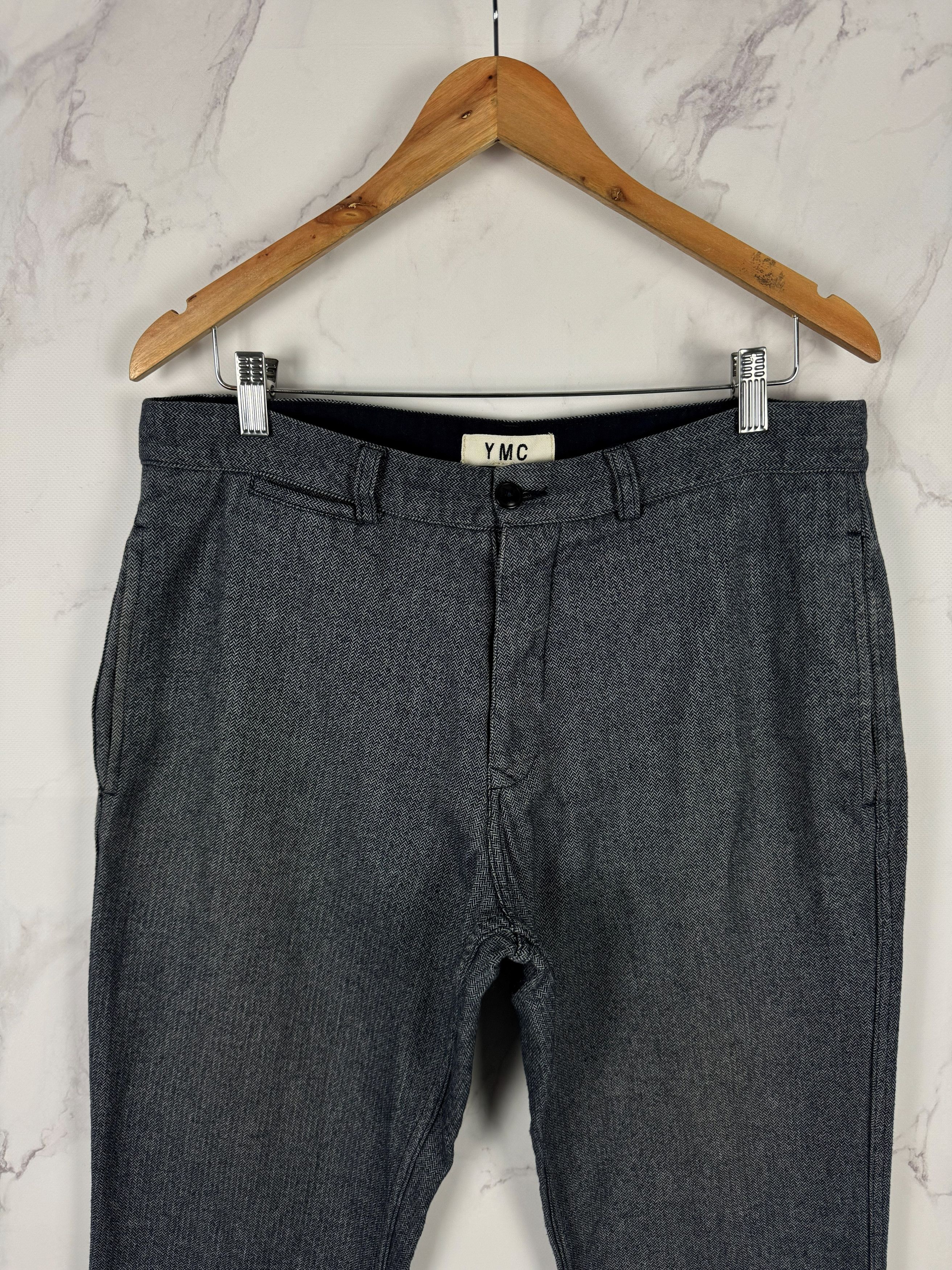 YMC YMC Geometric Pattern Coton Casual Pants Size 34 Size US 34 / EU 50 - 2 Thumbnail