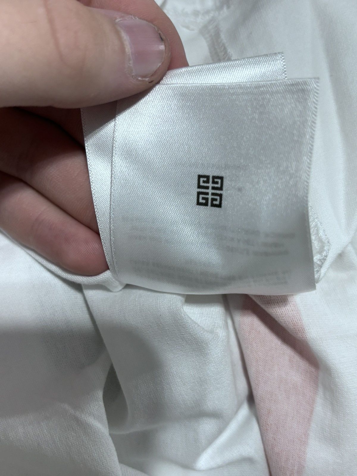 Givenchy Givenchy Class of Nineteen Fifty Two Grey/White Tee Size US L / EU 52-54 / 3 - 9 Thumbnail