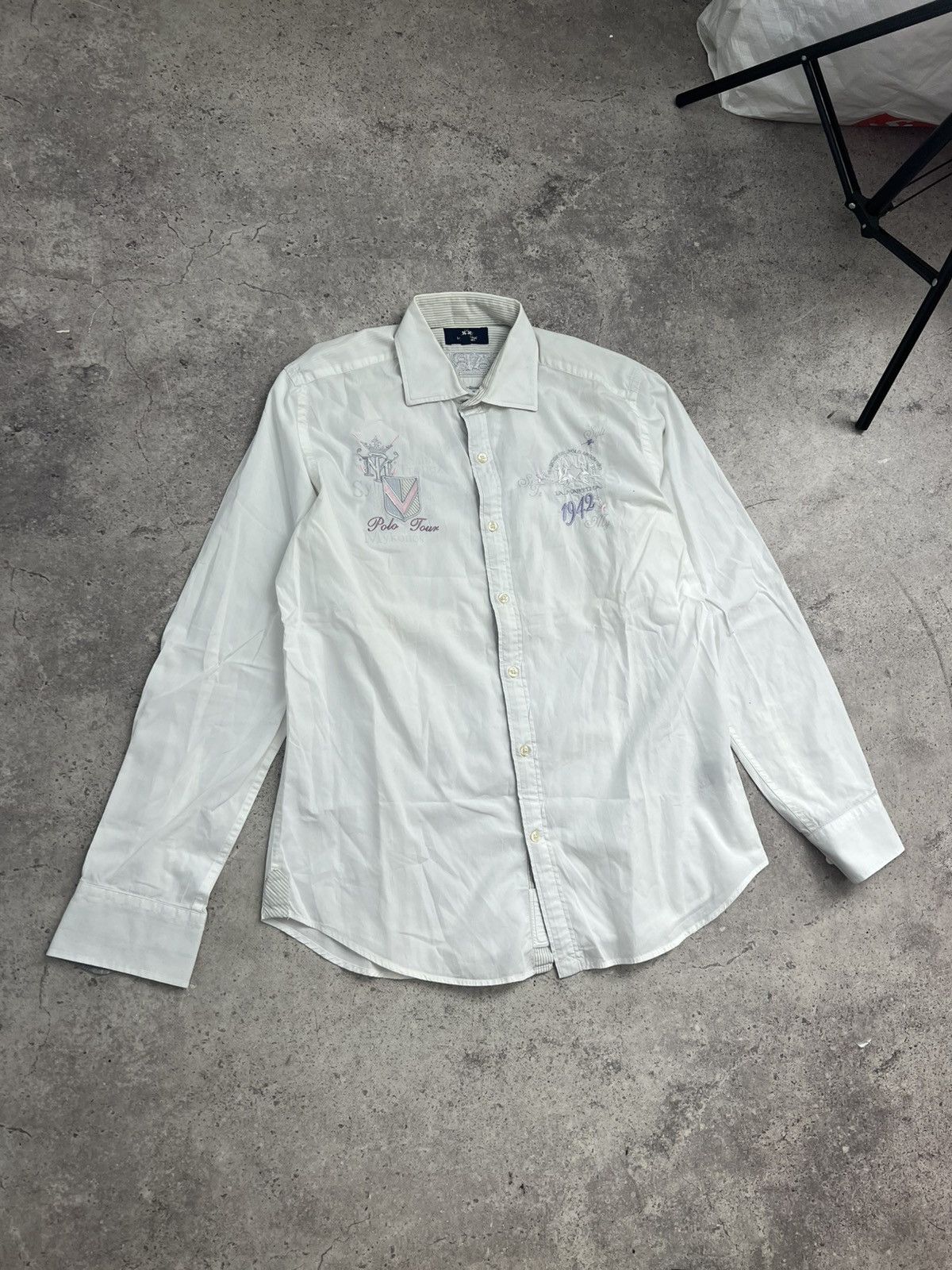 La Martina La Martina Shirt Long Sleeve Polo Cup Y2K Size L Size US L / EU 52-54 / 3 - 2 Thumbnail