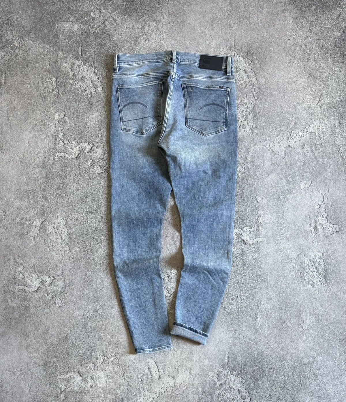 G-Star G star raw 30/30 3301 skinny Distressed pants jeans trousers Size US 30 / EU 46 - 1 Thumbnail