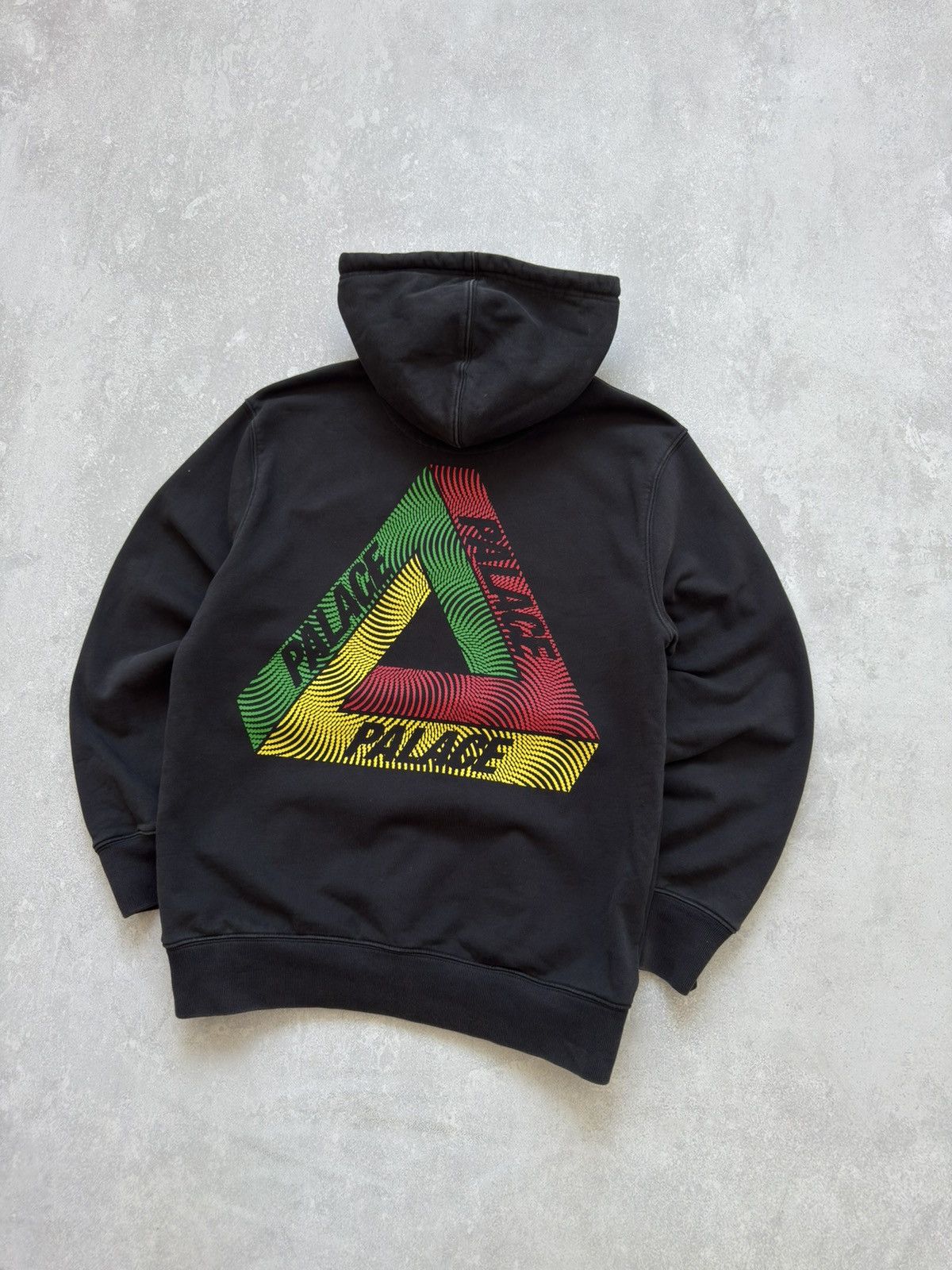 Palace Vintage Palace Swirl Tri-Ferg Black Hoodie Big Logo Size US M / EU 48-50 / 2 - 2 Thumbnail