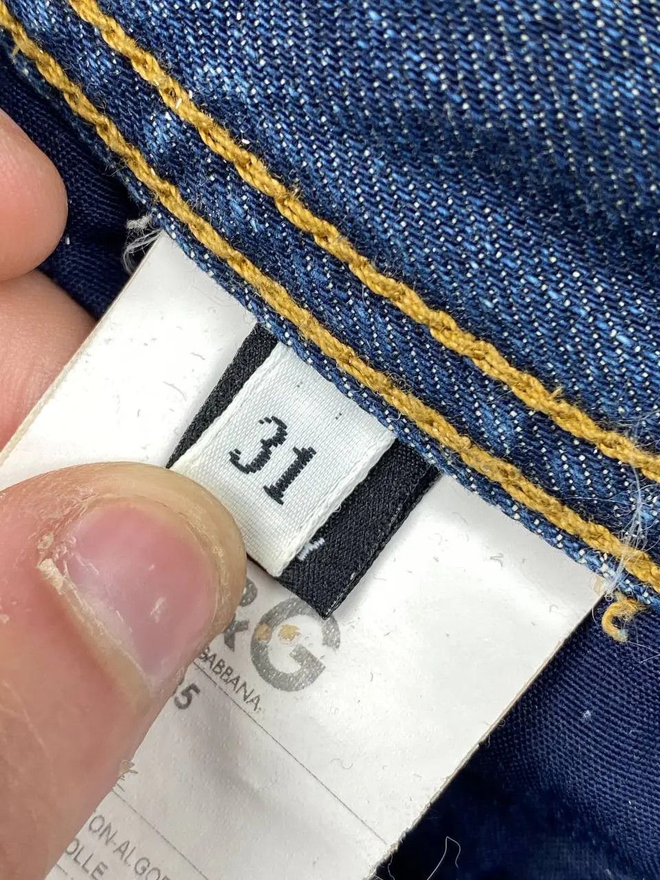 Dolce & Gabbana Vintage Dolce & Gabbana Denim Jeans Baggy Size US 31 - 16 Thumbnail