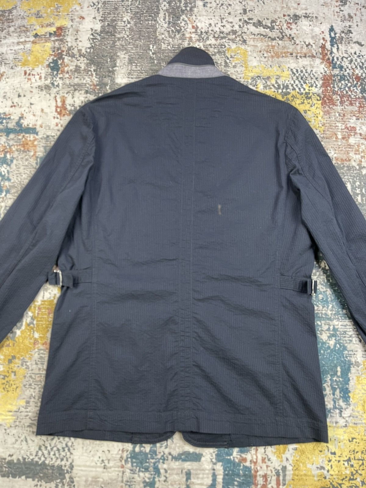 McGregor McGregor Striped Half Belted Sport Jackets Size US M / EU 48-50 / 2 - 6 Thumbnail