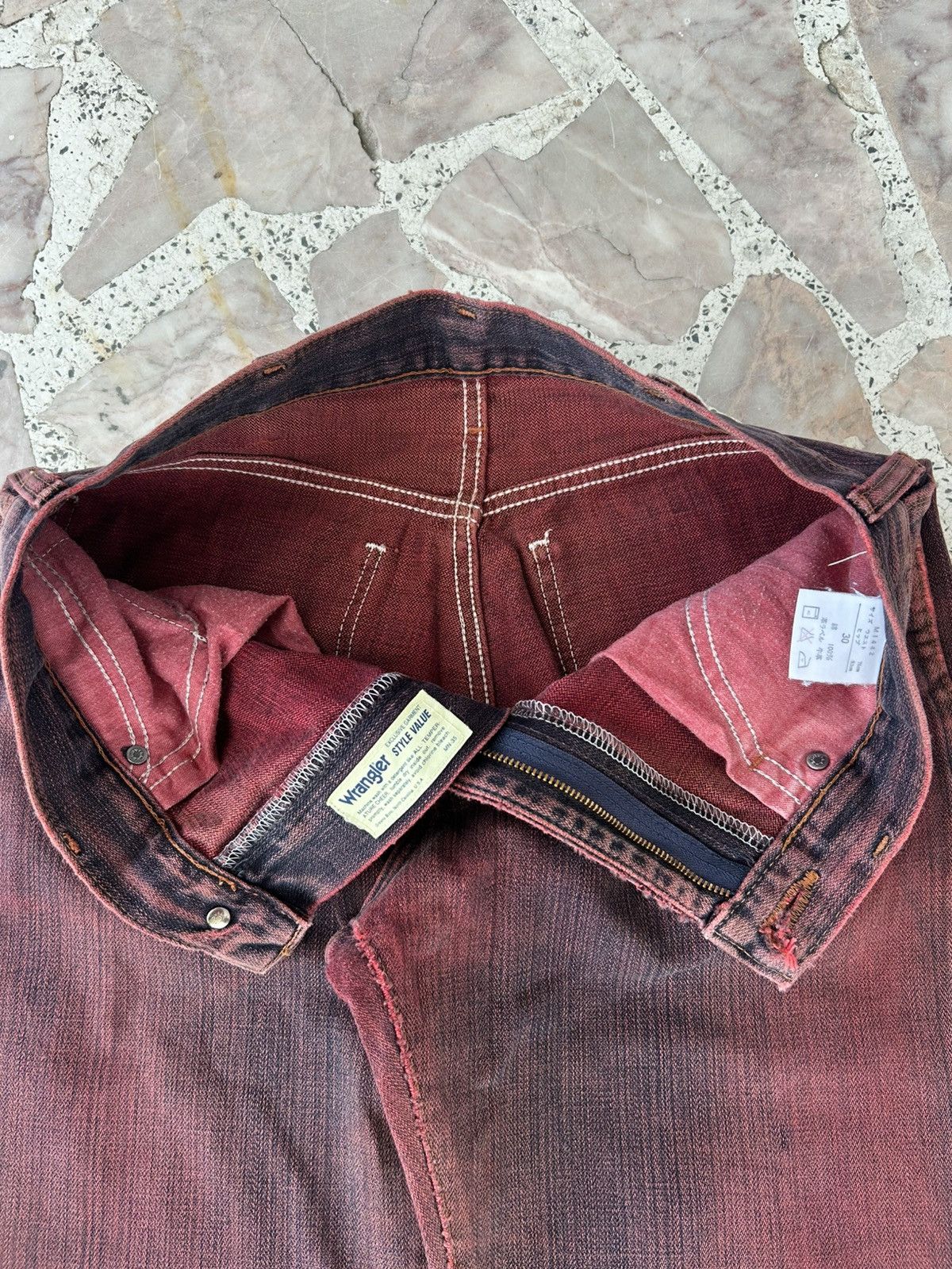 Wrangler Wrangler Flare Vintage Japan Denim Size US 30 / EU 46 - 6 Thumbnail