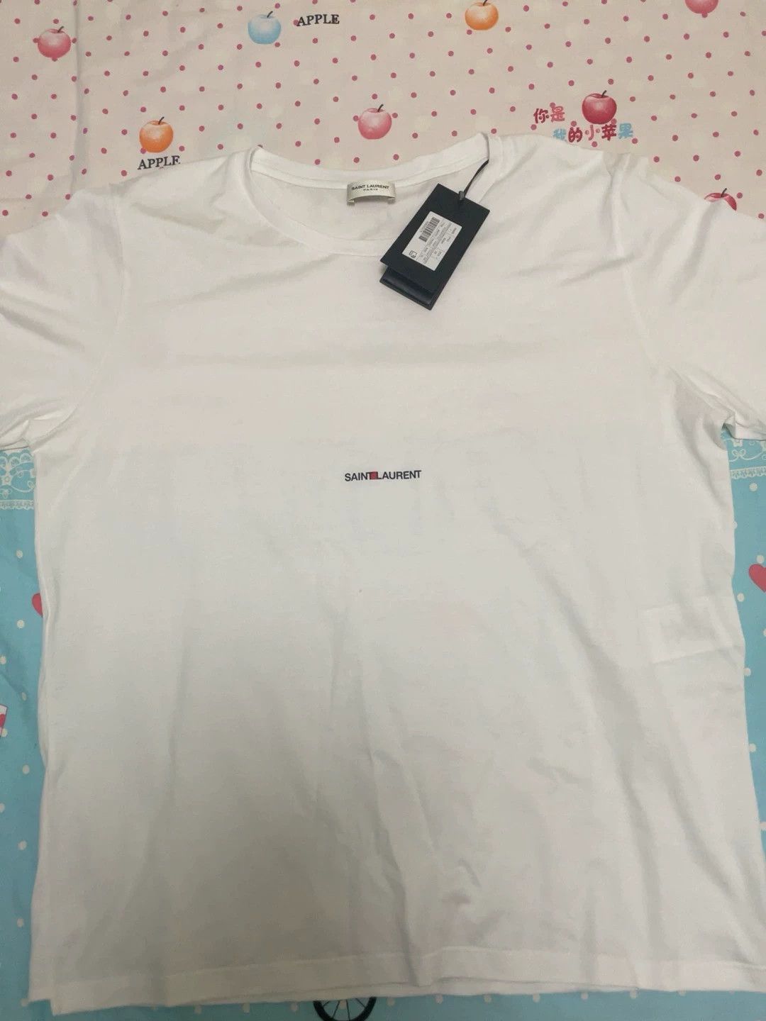 Saint Laurent Paris Saint Laurent Paris Basic logo short sleeved shirt Size US XL / EU 56 / 4 - 1 Thumbnail