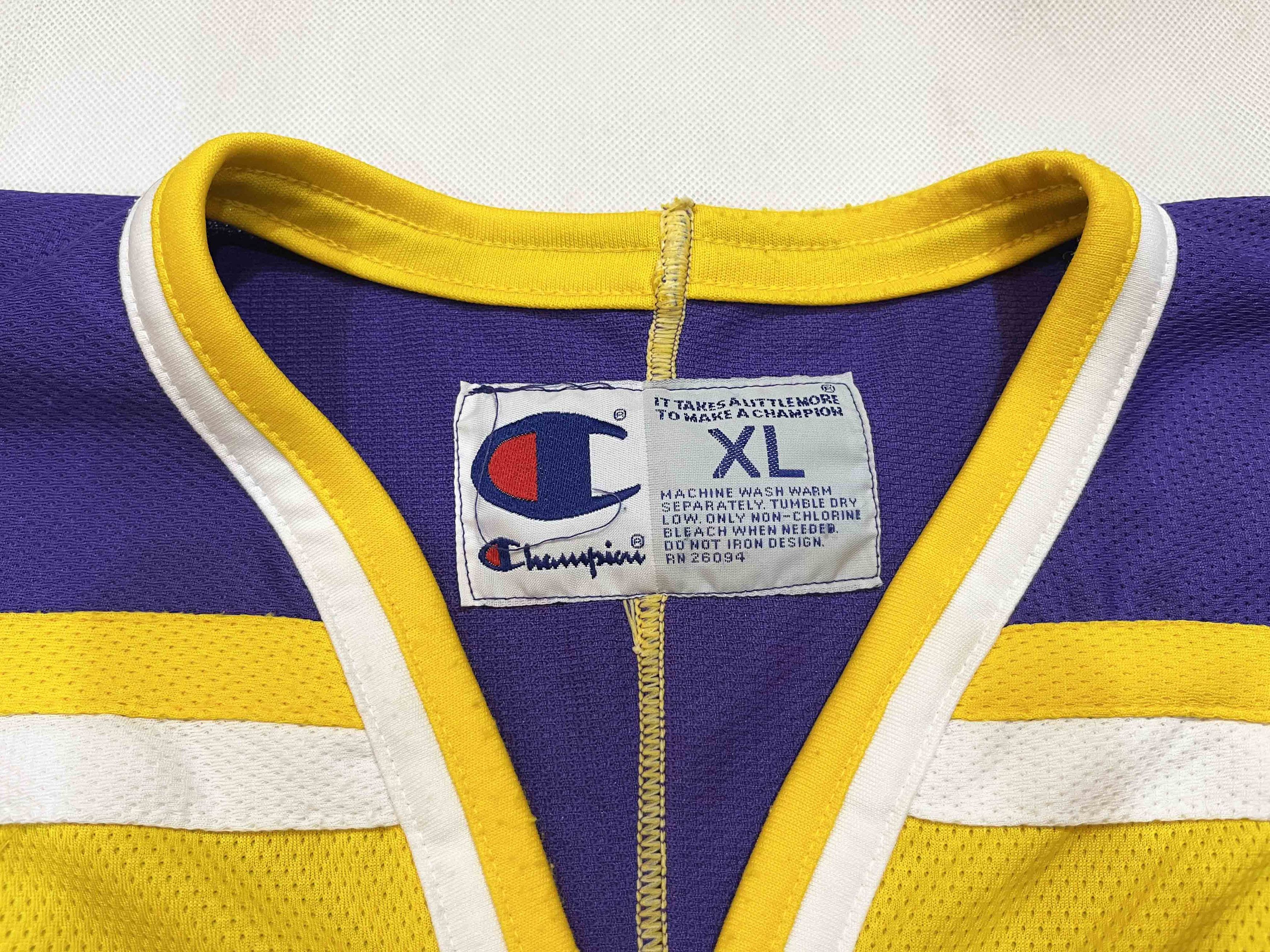 Champion × NBA × Vintage Vintage Champion NBA Los Angeles Lakers Hockey Jersey Size US XL / EU 56 / 4 - 3 Thumbnail