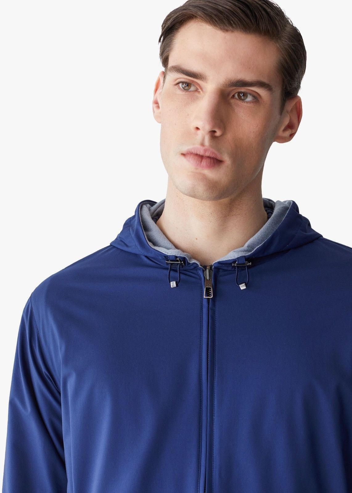 Loro Piana o1srvl11e0924 Reversible Bomber Jacket in Blue/Grey Size US S / EU 44-46 / 1 - 3 Thumbnail