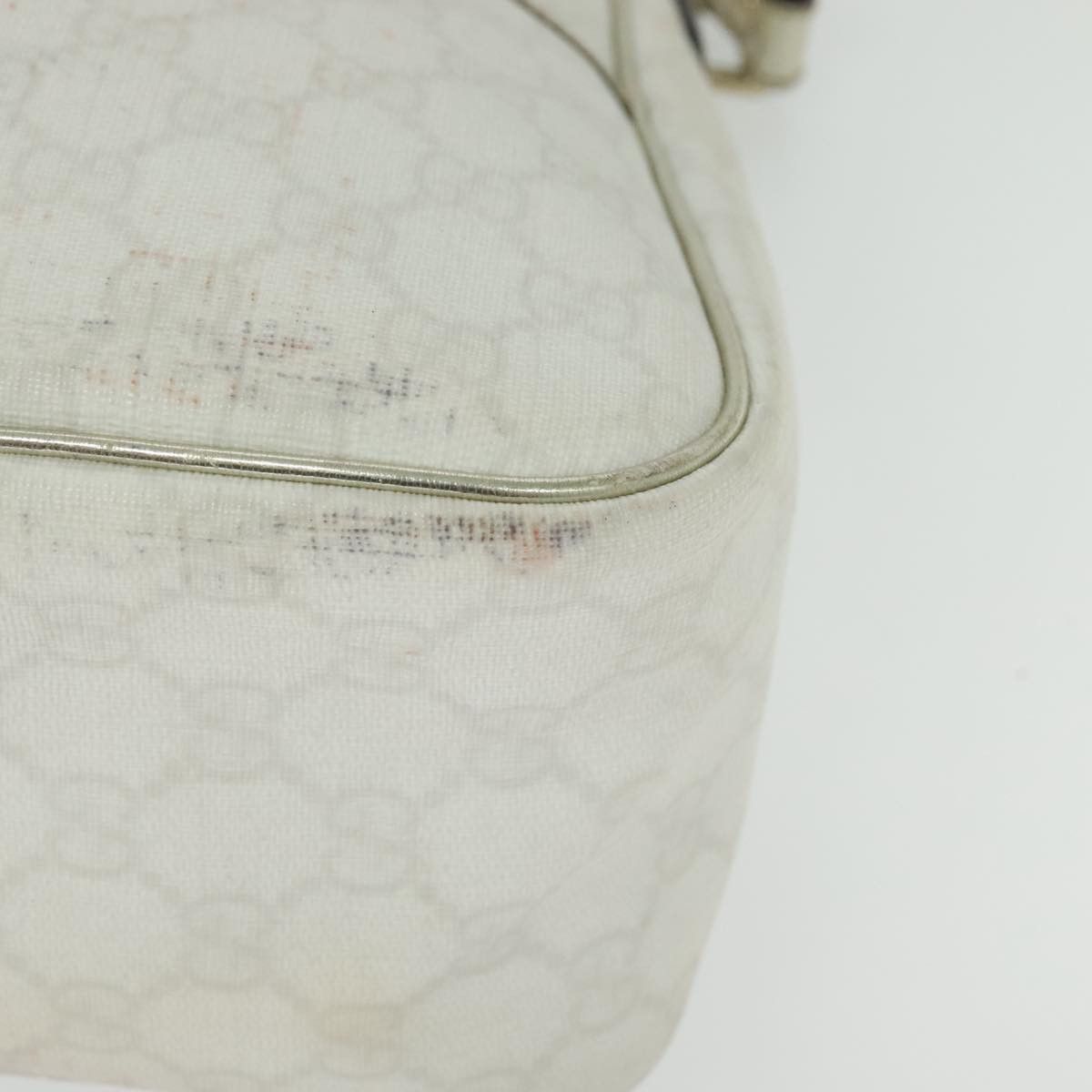 Gucci GUCCI GG Supreme Hand Bag Pvc White Gold Size ONE SIZE - 12 Thumbnail