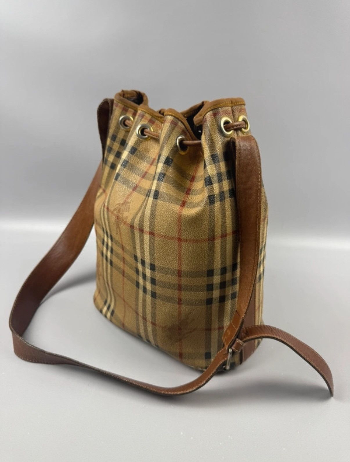 Burberry Burberry bucketbag vintage whit novacheck monogram Size ONE SIZE - 3 Thumbnail