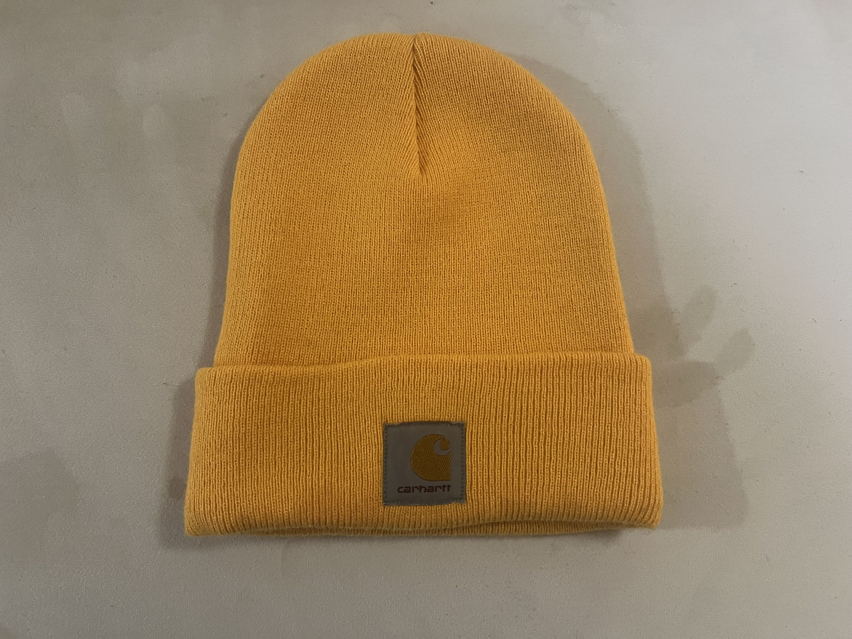 Carhartt Wip Carhartt WIP light orange “Pale Orange” Watch beanie Size ONE SIZE - 1 Thumbnail