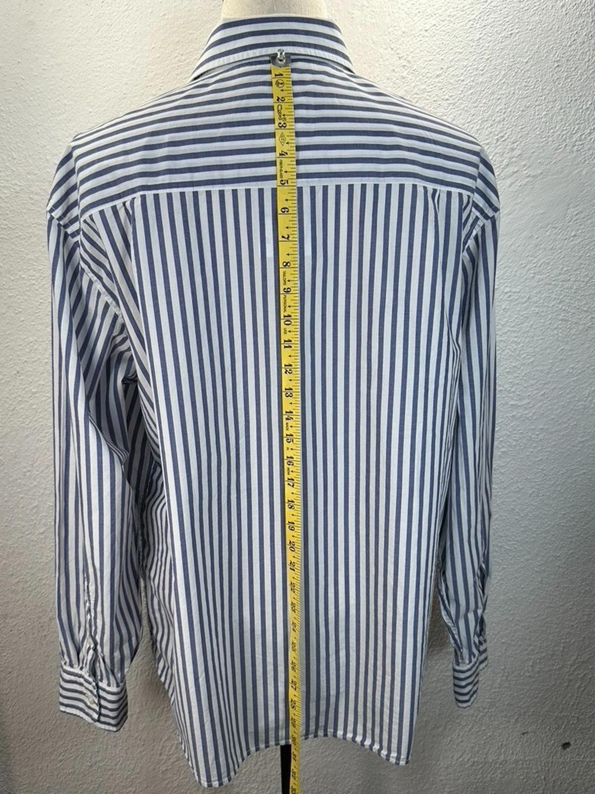 American Eagle Outfitters American Eagle Men's Large Blue Relaxed Fit Button Down Size US L / EU 52-54 / 3 - 5 Thumbnail