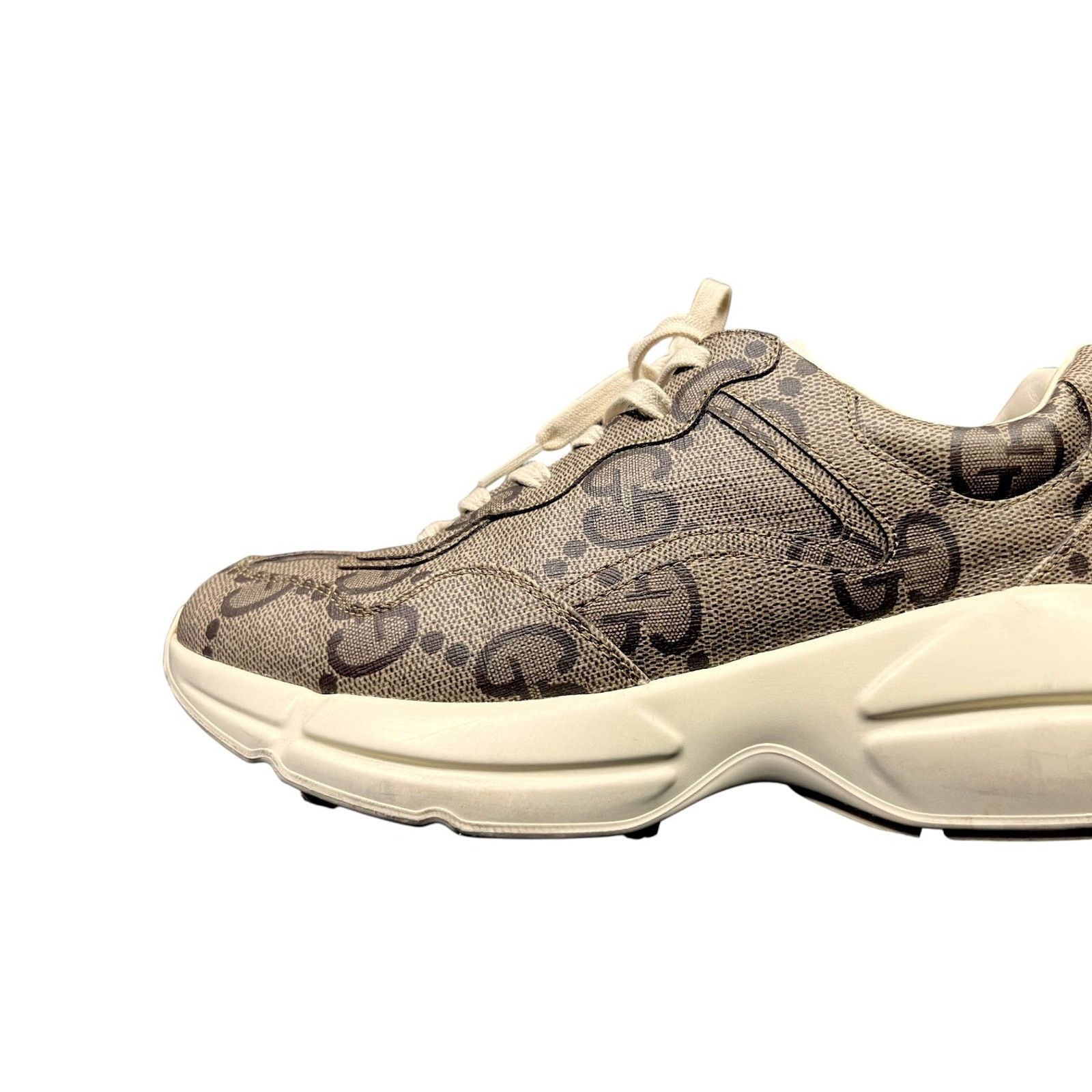 Gucci Gucci Rhyton GG Sneakers Men All Over Logo US8 $1,190 Retail Size US 8 / EU 41 - 5 Thumbnail