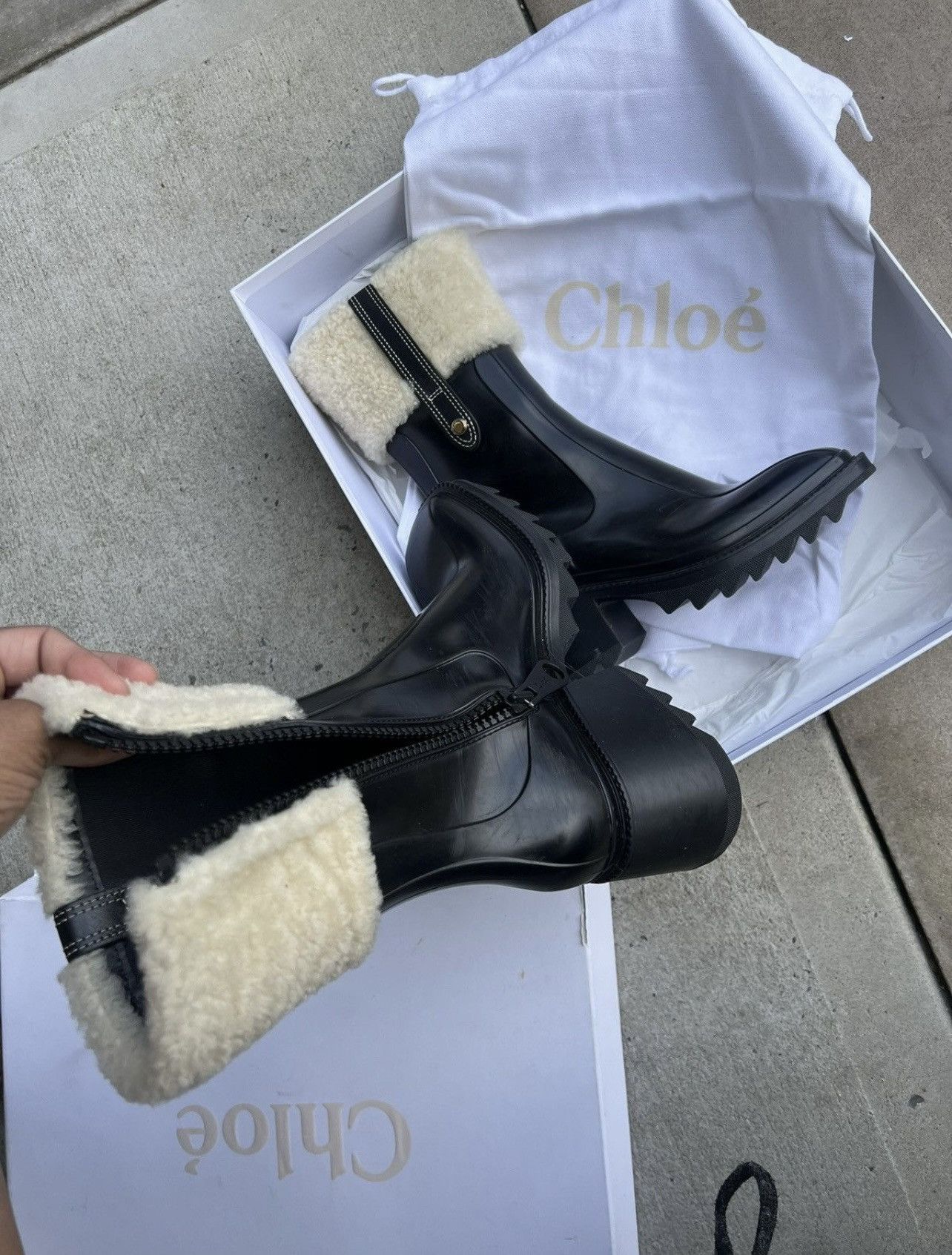 Chloe Chloe Betty Rain Boot Size US 7.5 / IT 37.5 - 1 Thumbnail