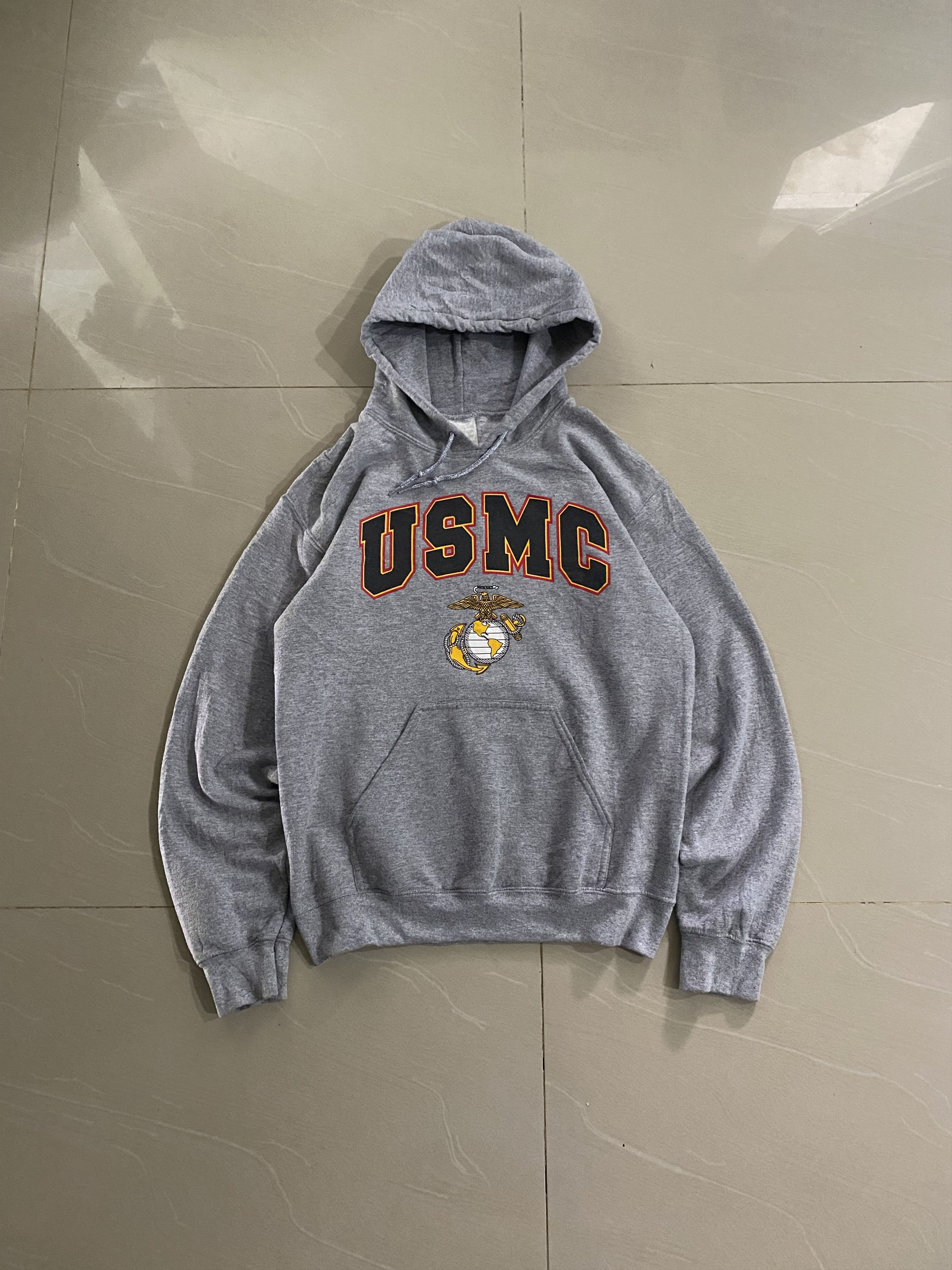 Vintage Vintage USMC United State Marine Hoodie Size US S / EU 44-46 / 1 - 1 Thumbnail
