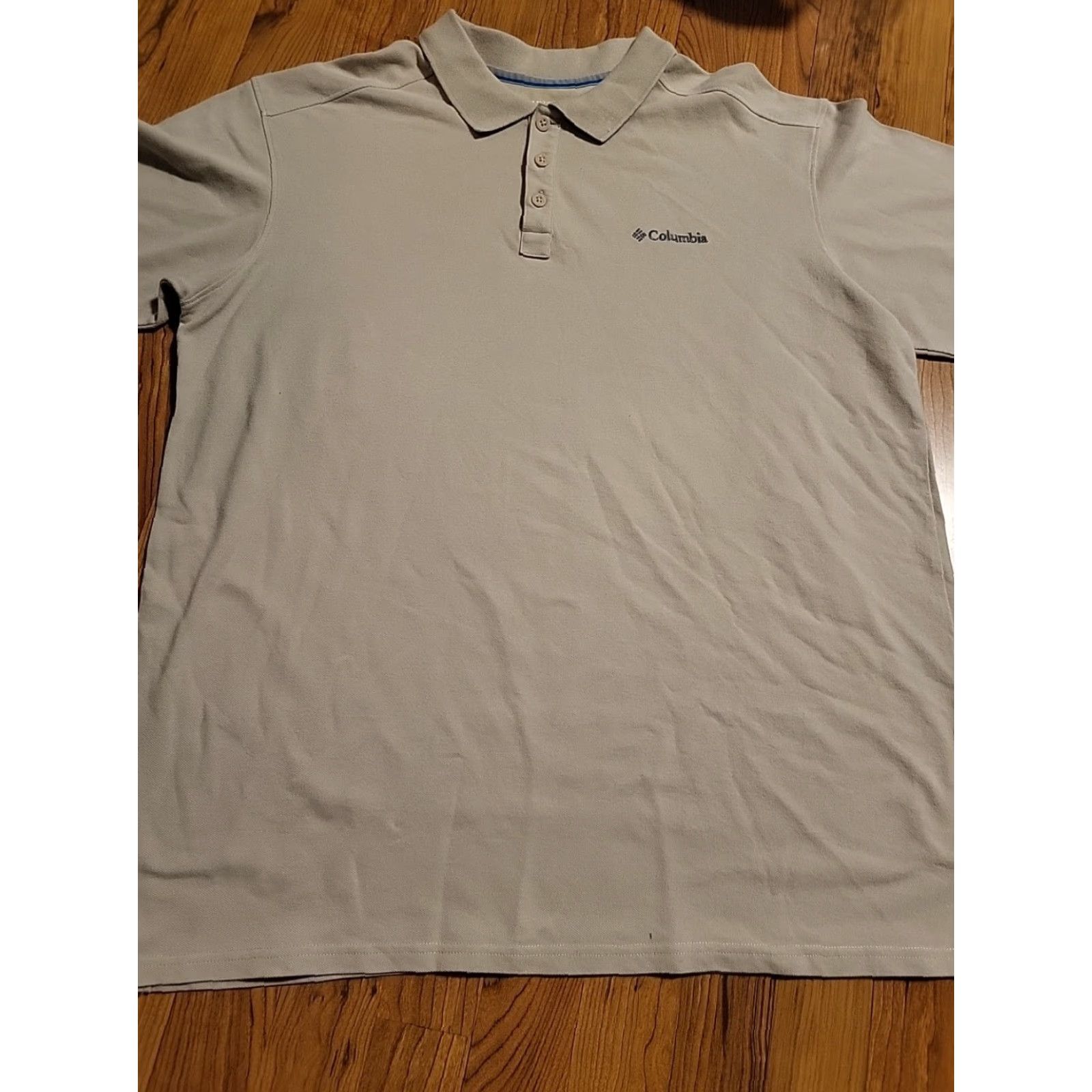 Vintage Columbia Omni-Wick Polo Shirt Beige XL Men 48" Chest Short Sleeve Collared Breathable All Seasons Outdoor Sports Polo Shirt Size US XL / EU 56 / 4 - 3 Thumbnail