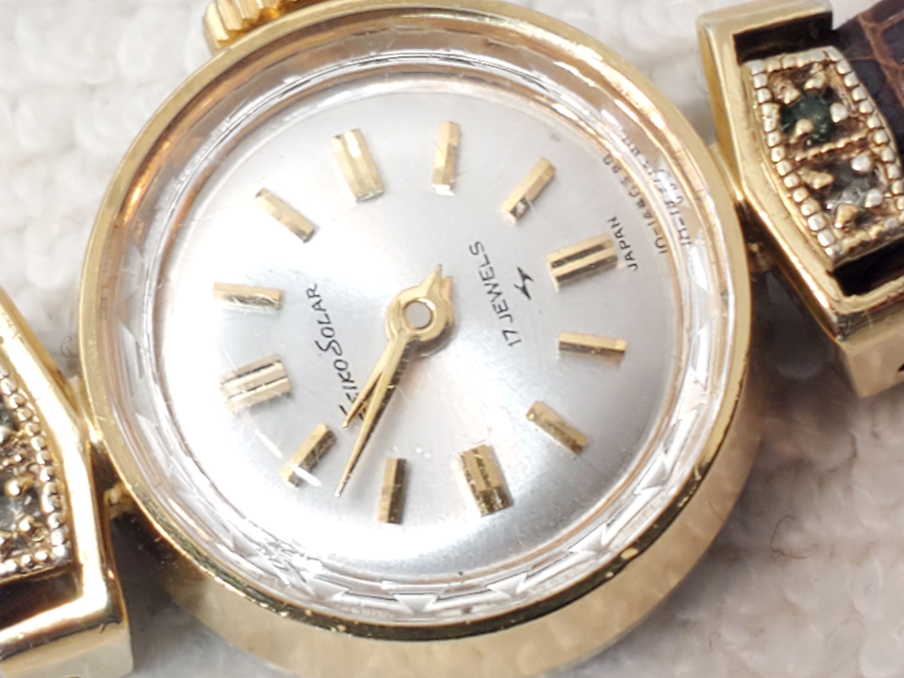 Seiko Vintage Seiko Solar 17 Jewels Wind Up Watch Silver Dial Size ONE SIZE - 2 Thumbnail