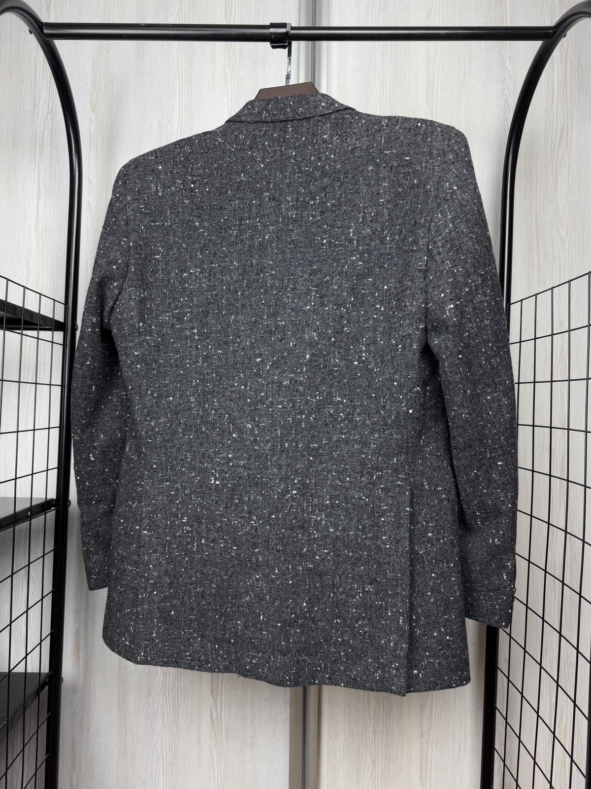 Yves Saint Laurent Yves Saint Laurent x Lanificio Paoletti wool tweed blazer 52 Size 42R - 8 Thumbnail
