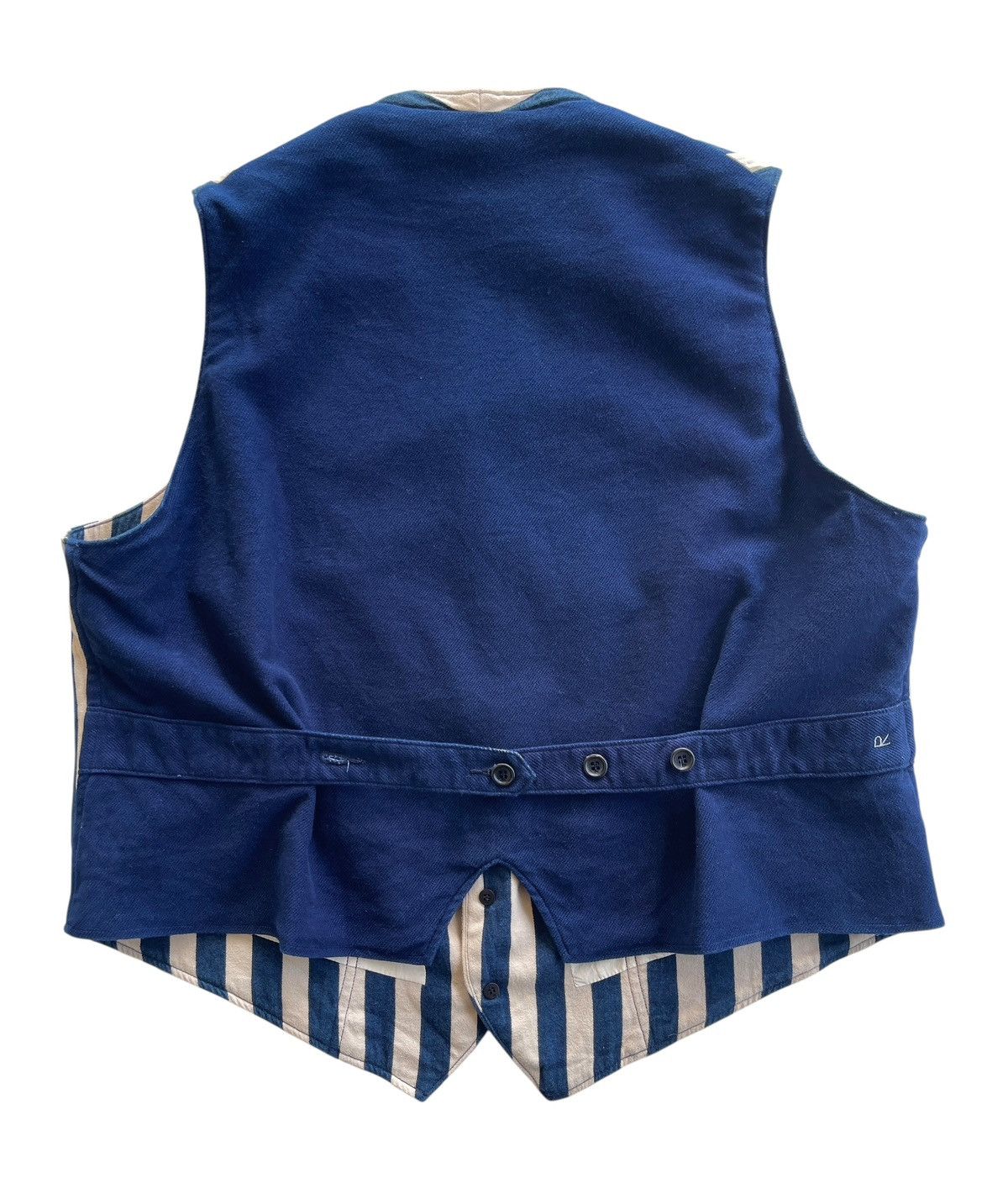45rpm 45rpm Stripe Indigo Vest Kapital Japan Size US M / EU 48-50 / 2 - 4 Thumbnail