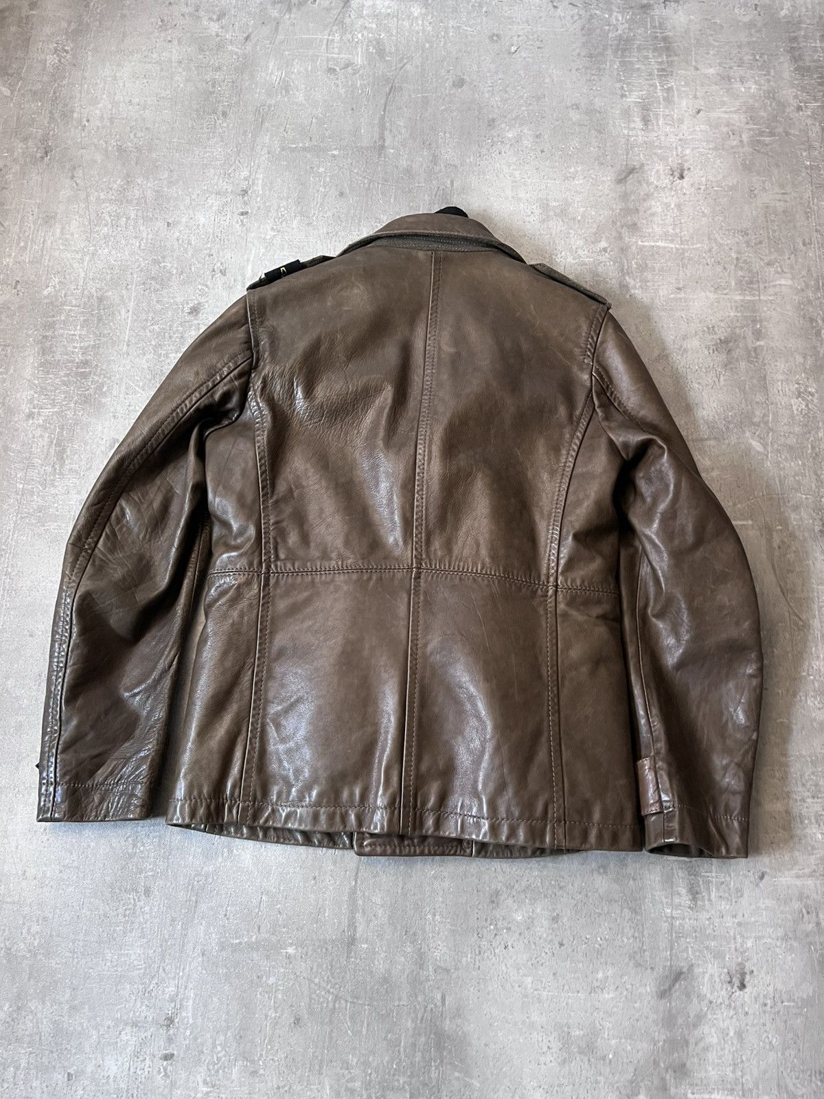 Stone Island Stone Island A/W 2008 2 in 1 leather jacket coat Size US M / EU 48-50 / 2 - 7 Thumbnail