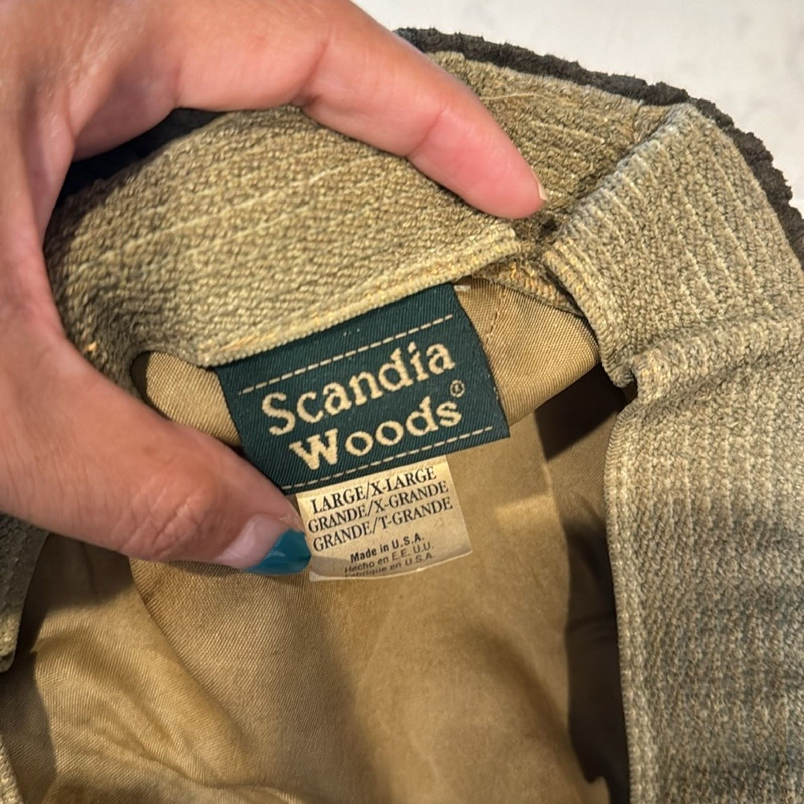 Other UK Vintage Scandia Woods Brown Corduroy Newsboy Cap 50s sz l/XL Size ONE SIZE - 5 Thumbnail