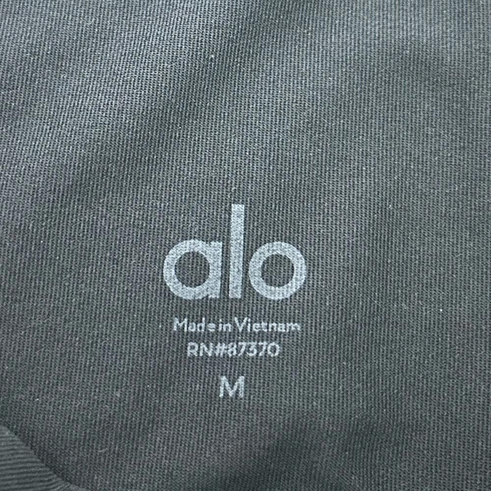 Designer ALO Yoga l Body Wave Black One Shoulder Ribbed Crop Medium Size M / US 6-8 / IT 42-44 - 7 Thumbnail