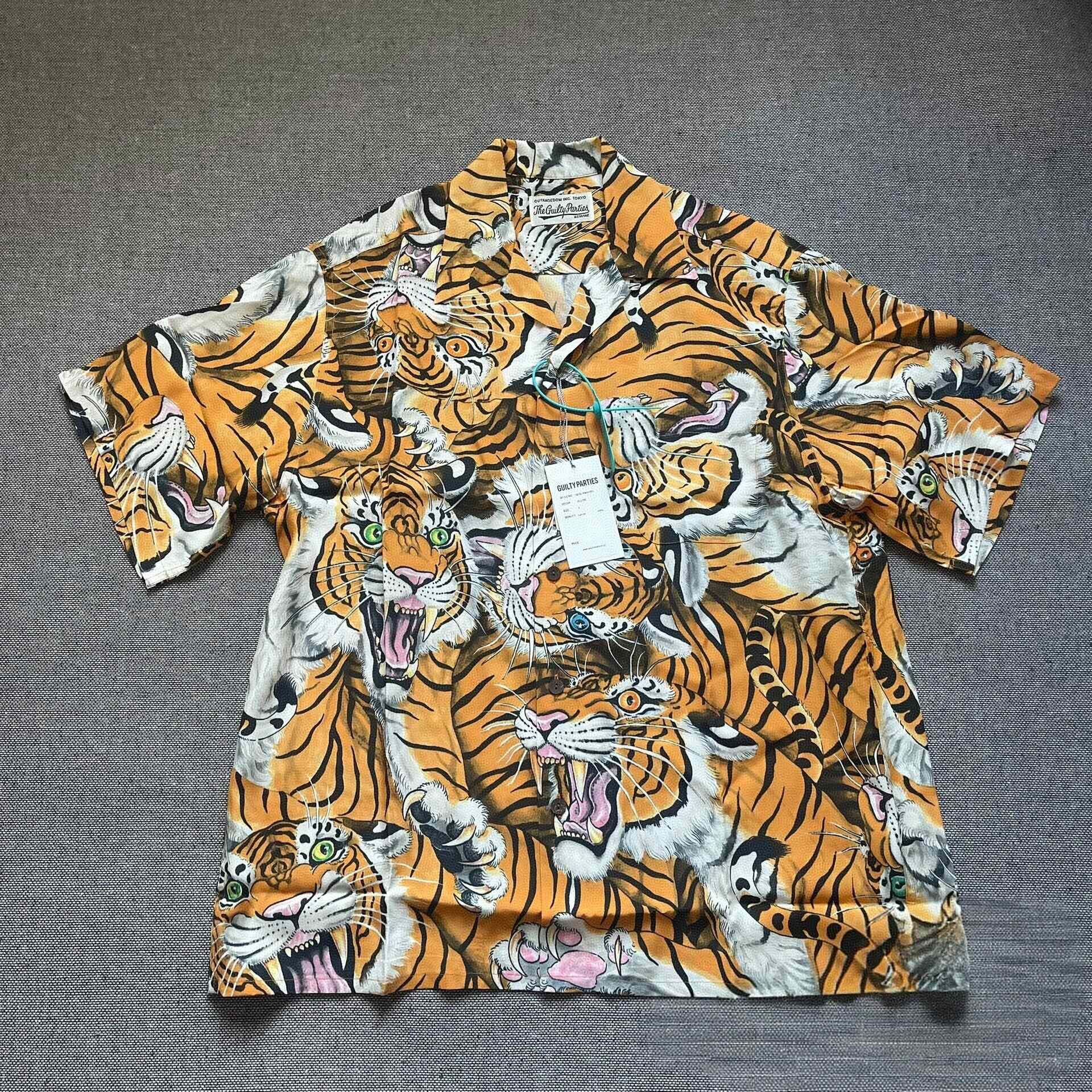 Wacko Maria Wacko Maria x Tim Lehi Tiger Hawaiian Shirt Size US L / EU 52-54 / 3 - 1 Thumbnail