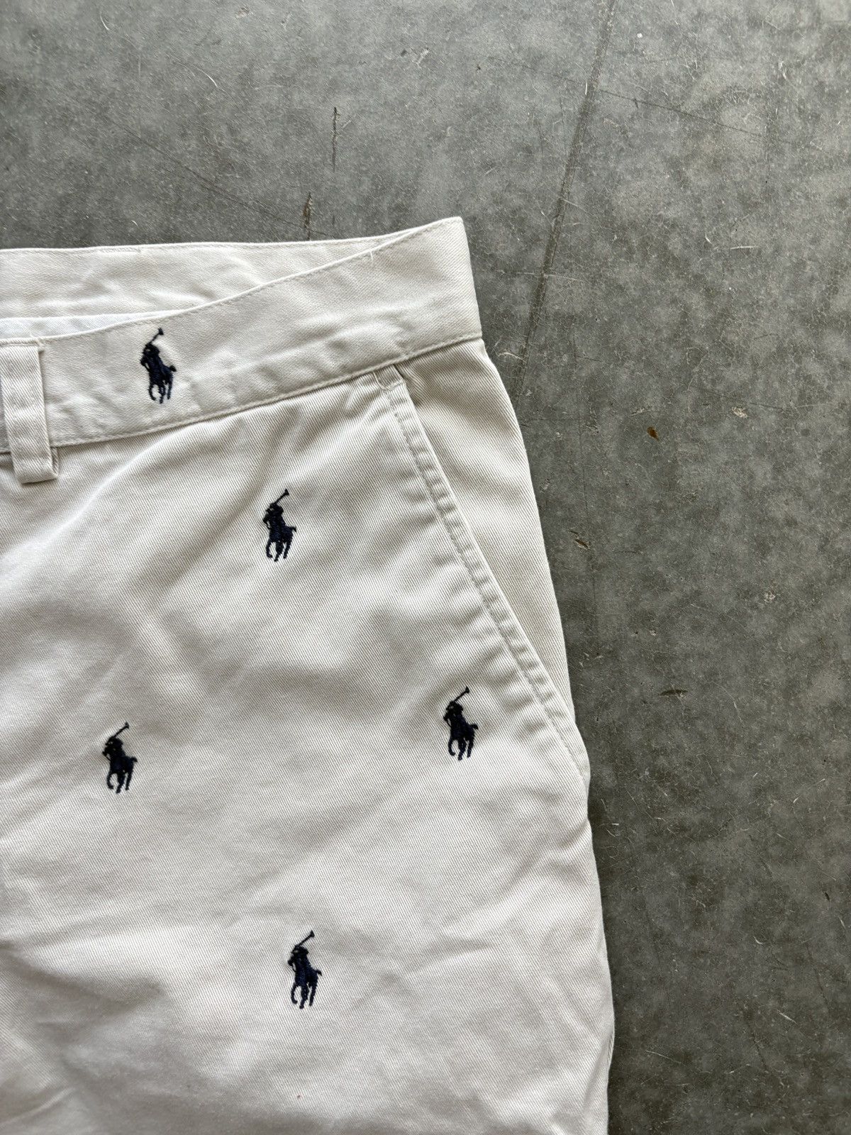 Polo Ralph Lauren Vintage Y2K Polo Ralph Lauren Prospect Shorts Pony AOP Size US 36 / EU 52 - 2 Thumbnail