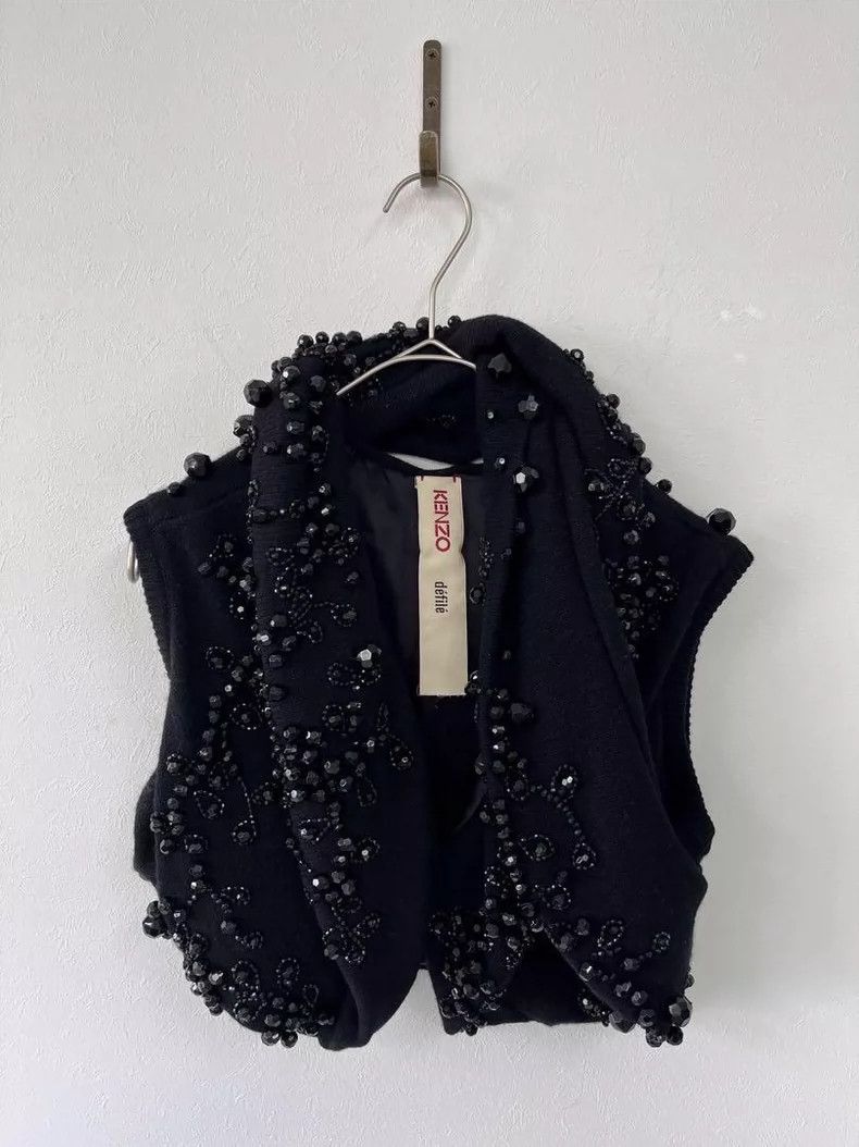 Kenzo KENZO Twisted nail bead short vest Size S / US 4 / IT 40 - 7 Thumbnail