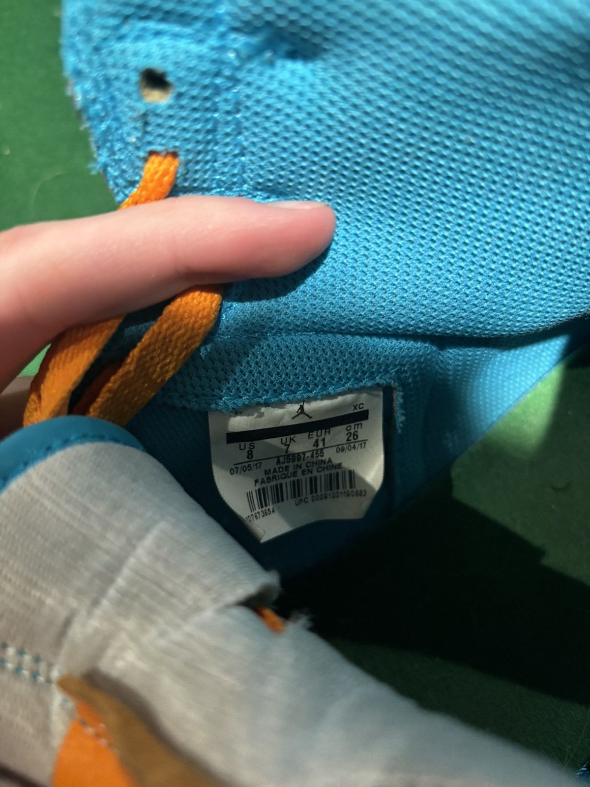 Gatorade × Jordan Brand Jordan 1 Gatorade Blue Lagoon Size US 8 / EU 41 - 9 Thumbnail