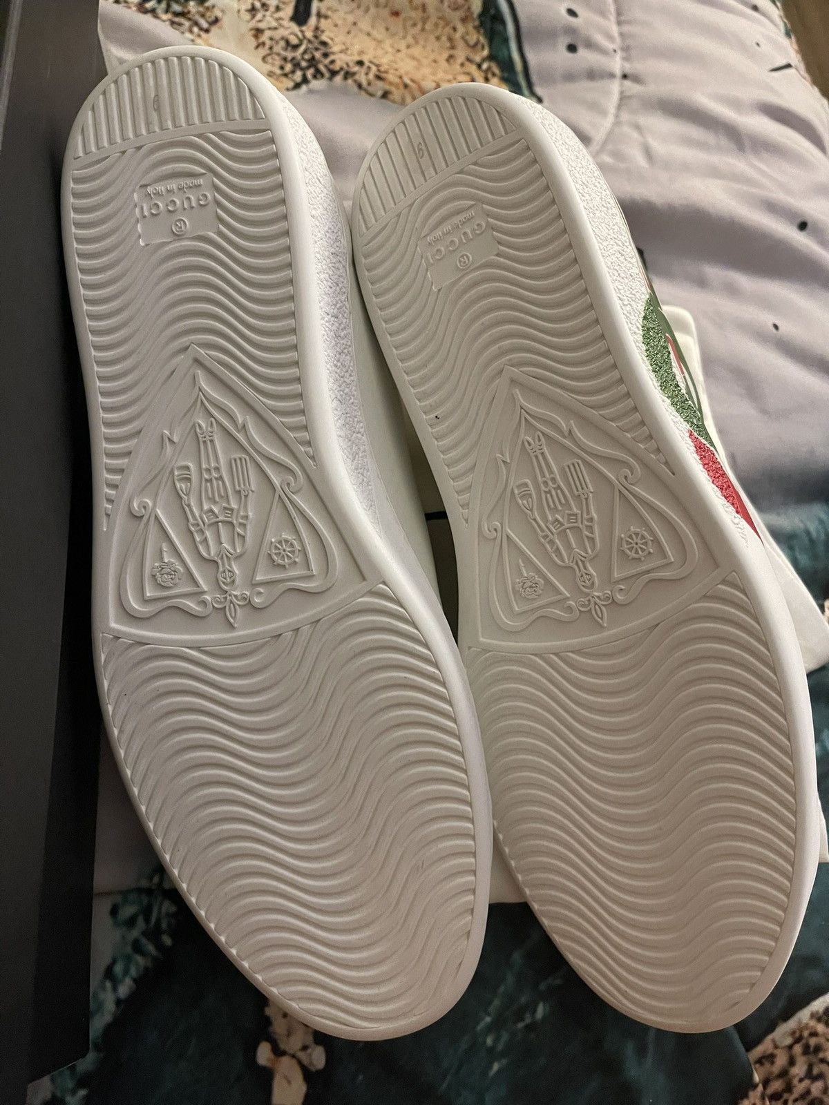 Gucci Gucci ace logo sneaker Size US 9 / EU 42 - 8 Thumbnail
