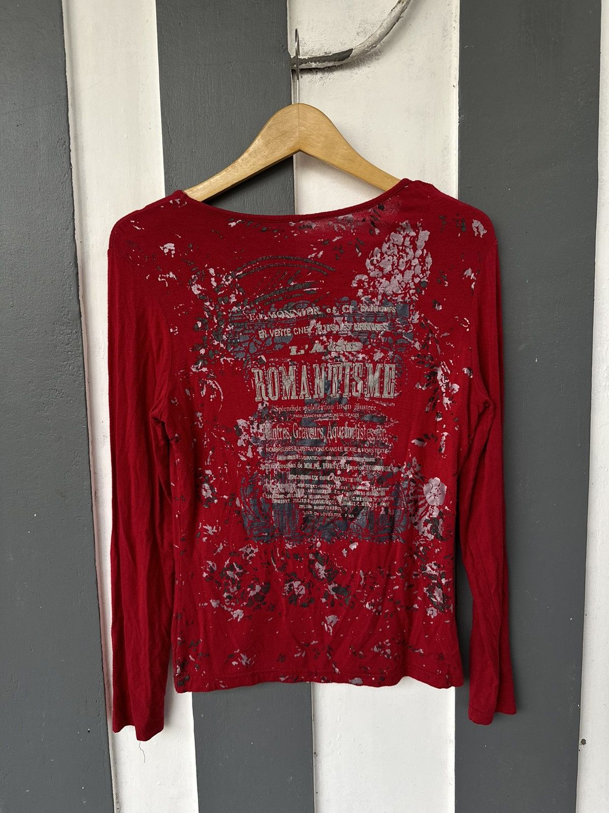 Hysteric Glamour SICK Y2K ROMANTISME POEM LONG SLEEVE LGB STYLE Size S / US 4 / IT 40 - 5 Thumbnail