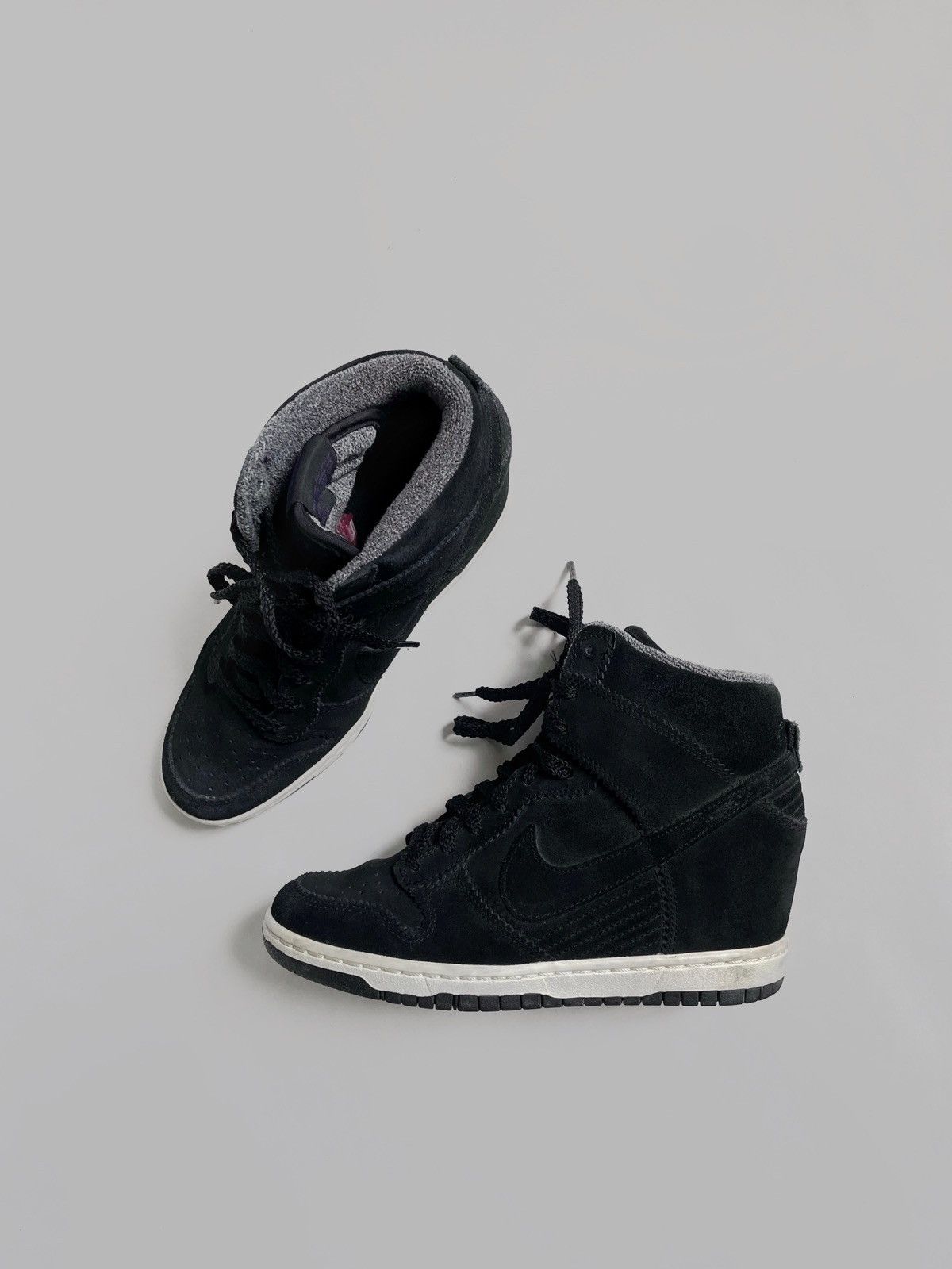Nike Nike dunk sky hi black platform sneakers Size US 8 / IT 38 - 4 Thumbnail