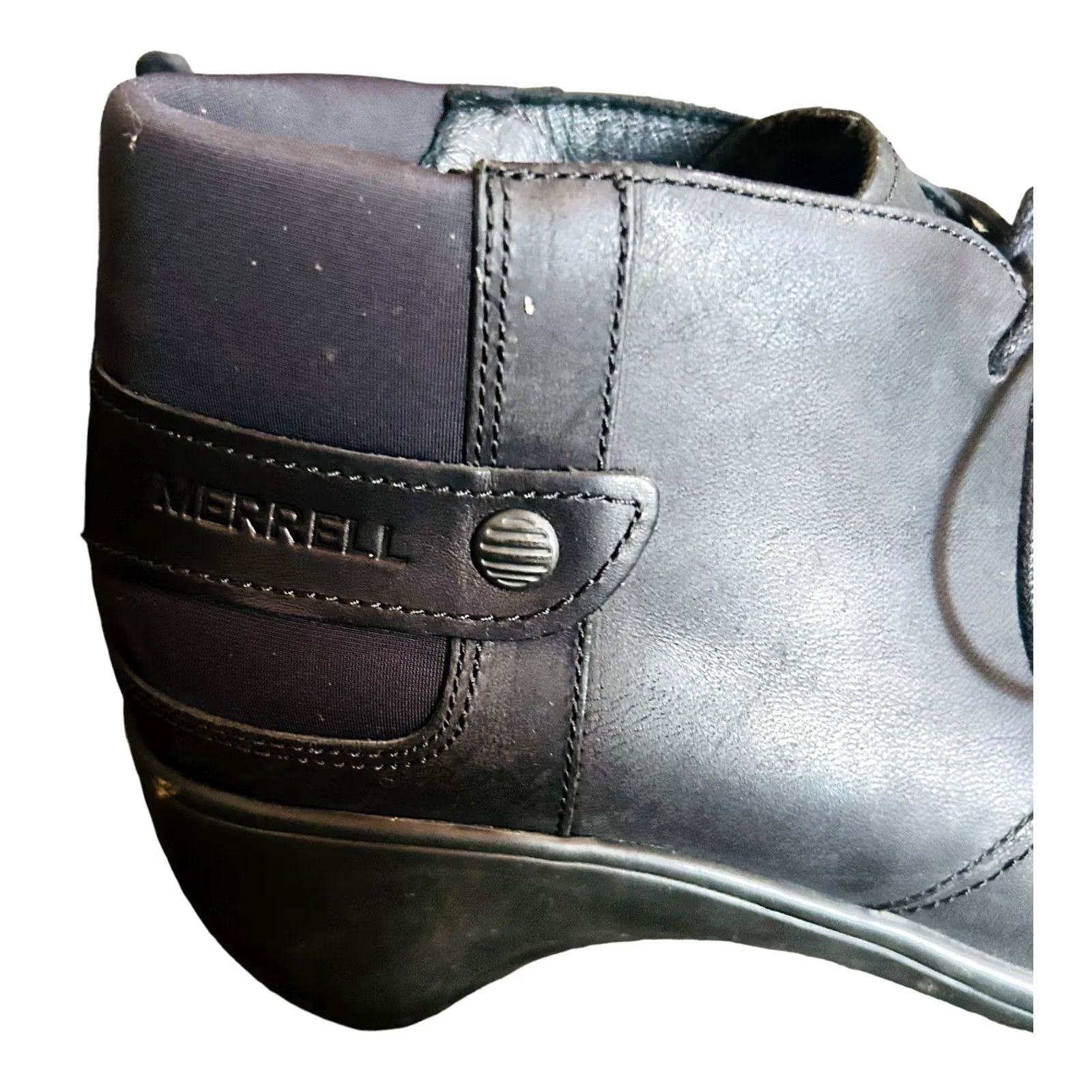 Merrell Merrell Veranda Ankle Booties Women’s Size 7.5 Black Buckle Casual Biker Boots Size US 8 / IT 38 - 7 Thumbnail