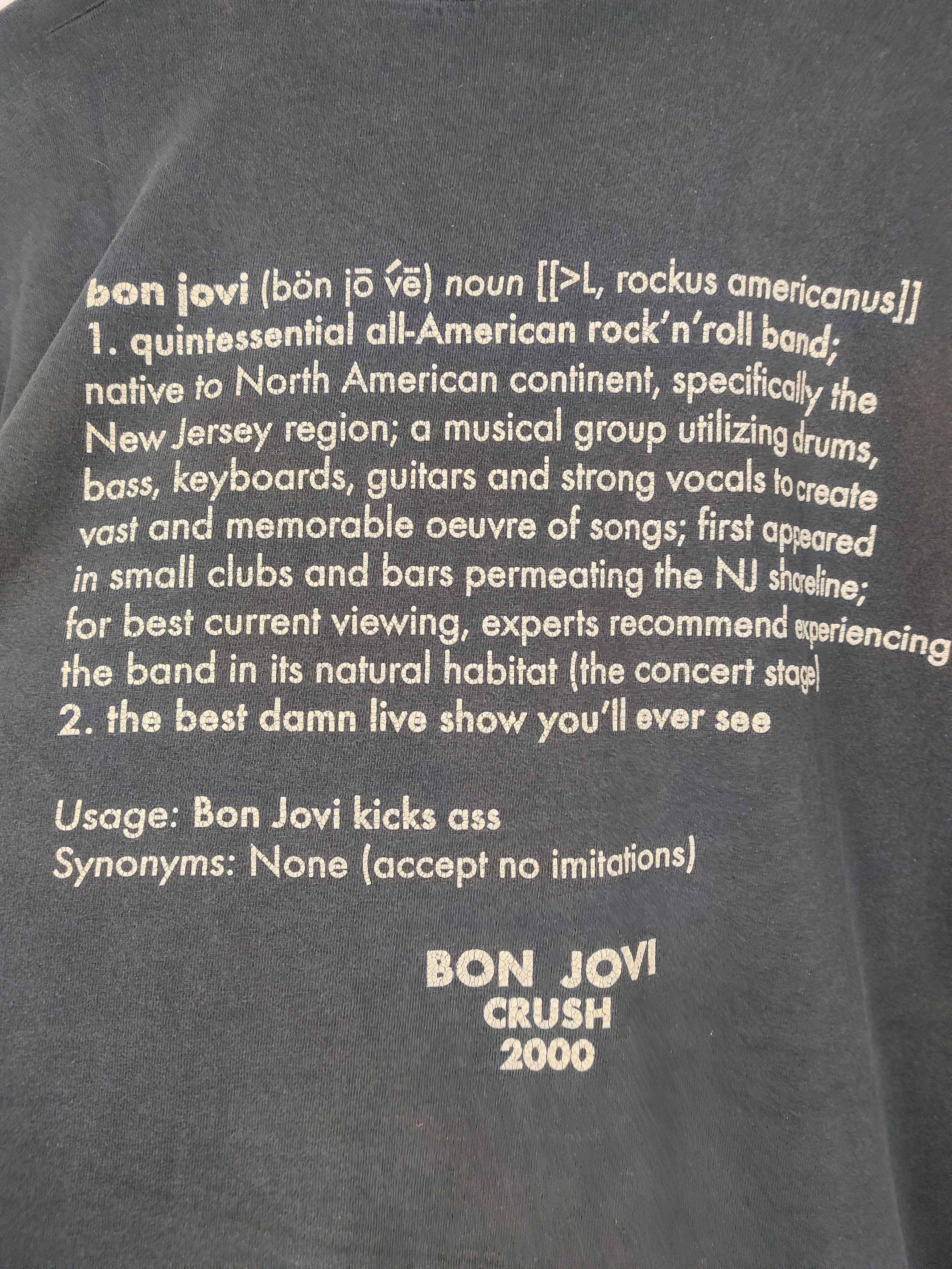 Band Tees Vintage 2000 Bon Jovi Band Shirt Size US L / EU 52-54 / 3 - 5 Thumbnail