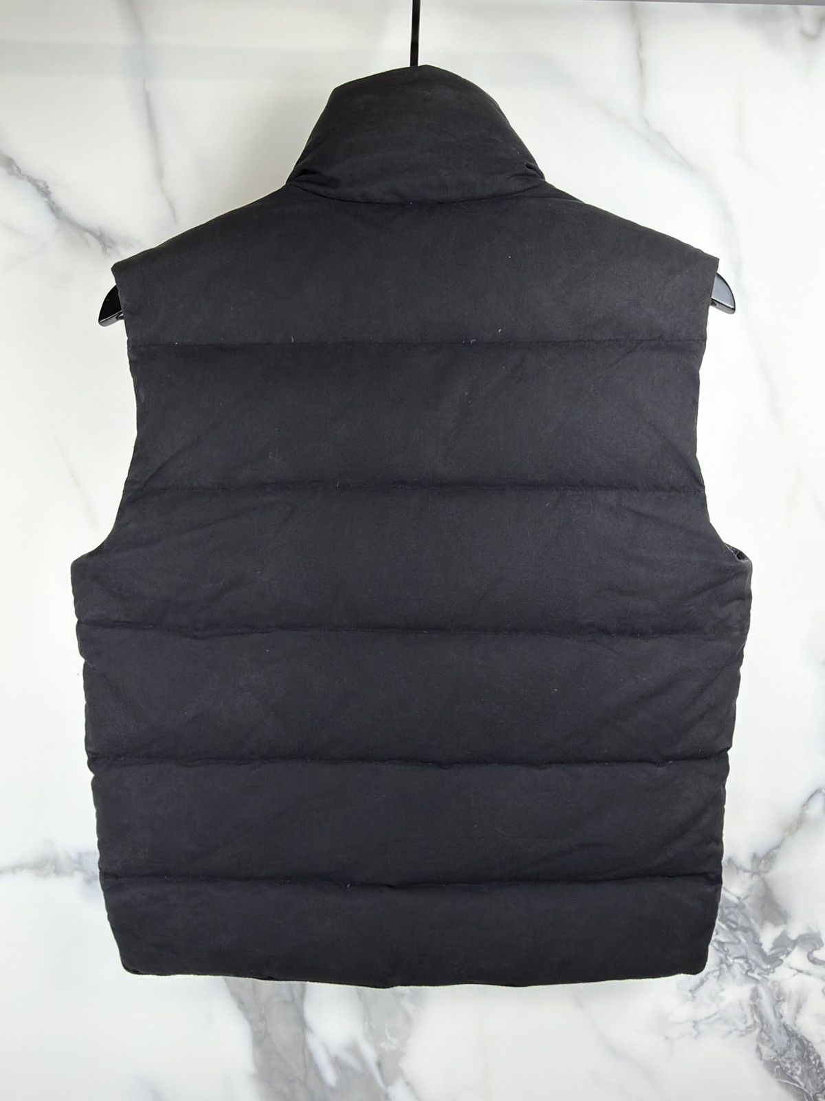 Junya Watanabe × Moncler AW07 Junya Watanabe Moncler Patch Waxed Down Puffer Vest Size US S / EU 44-46 / 1 - 3 Thumbnail