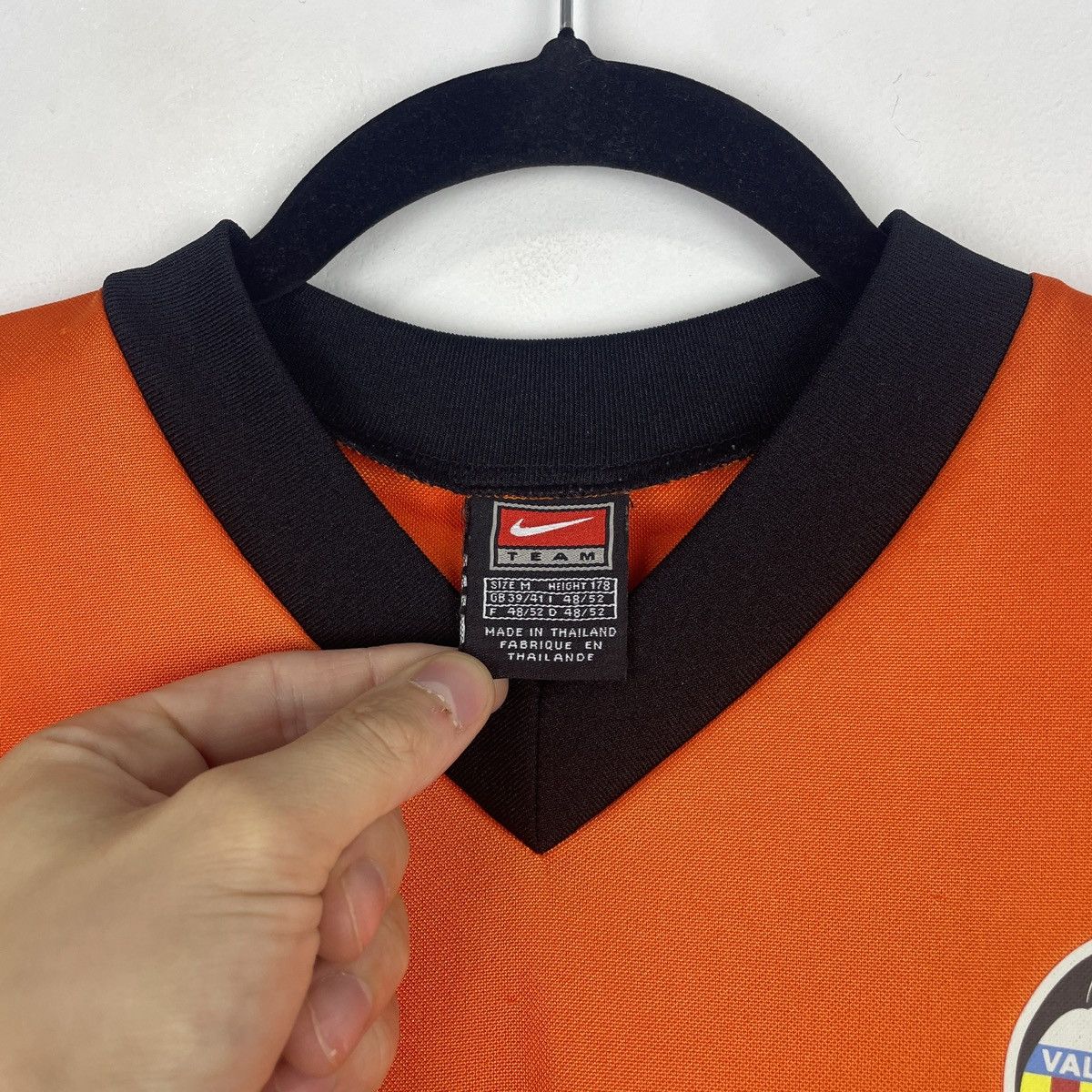 Nike Vintage Valencia Nike Away Miroslav Djukic Jersey 2001/2002 Size US M / EU 48-50 / 2 - 3 Thumbnail
