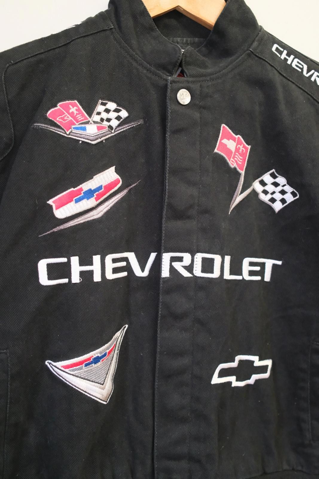 Designer 90's SR Designs Chevrolet Fuel Injection Racing Jacket Size XXS / US 00 / IT 34 - 3 Thumbnail