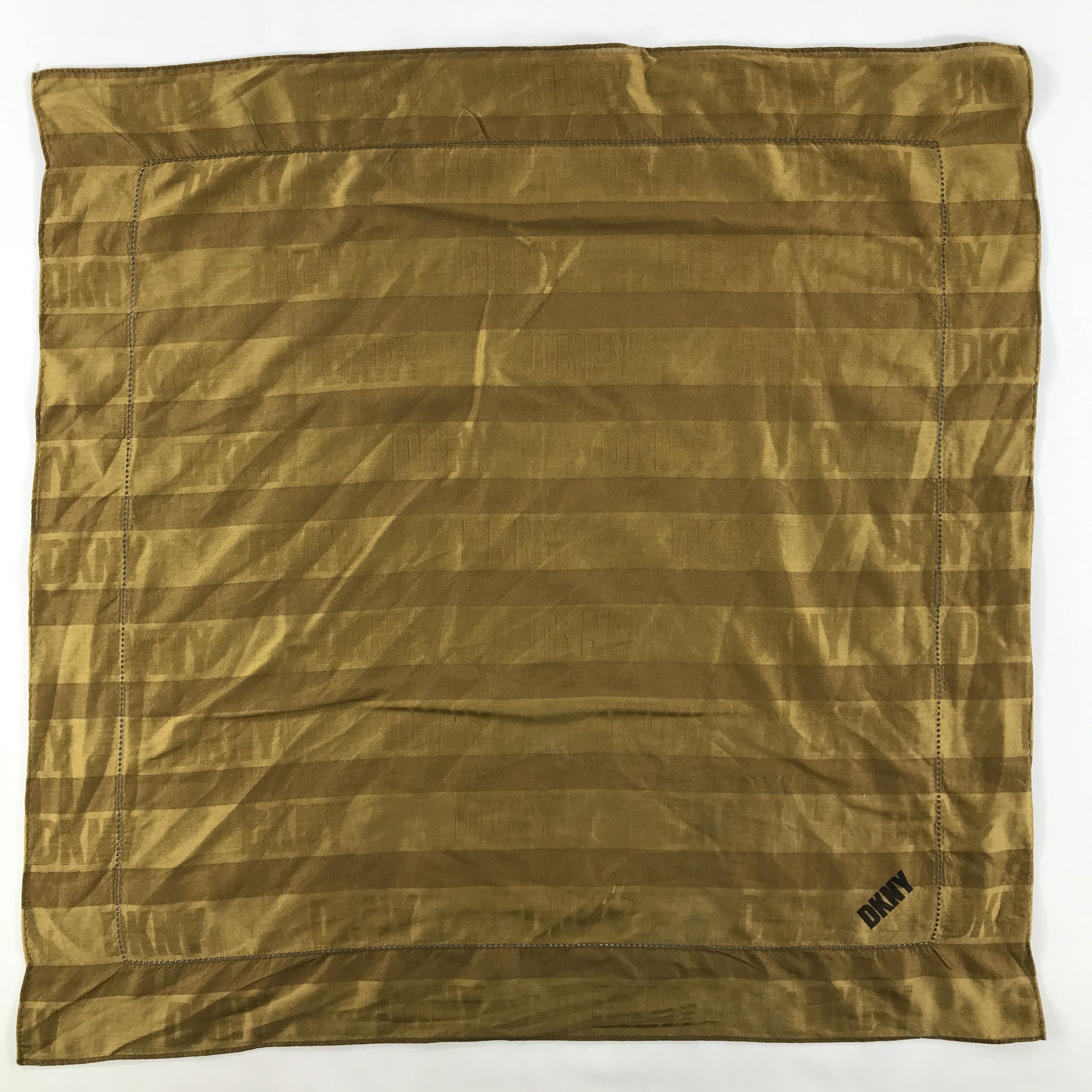 DKNY × Vintage DKNY Bandana / Handkerchief / Neckerchief - S1720 Size ONE SIZE - 1 Thumbnail