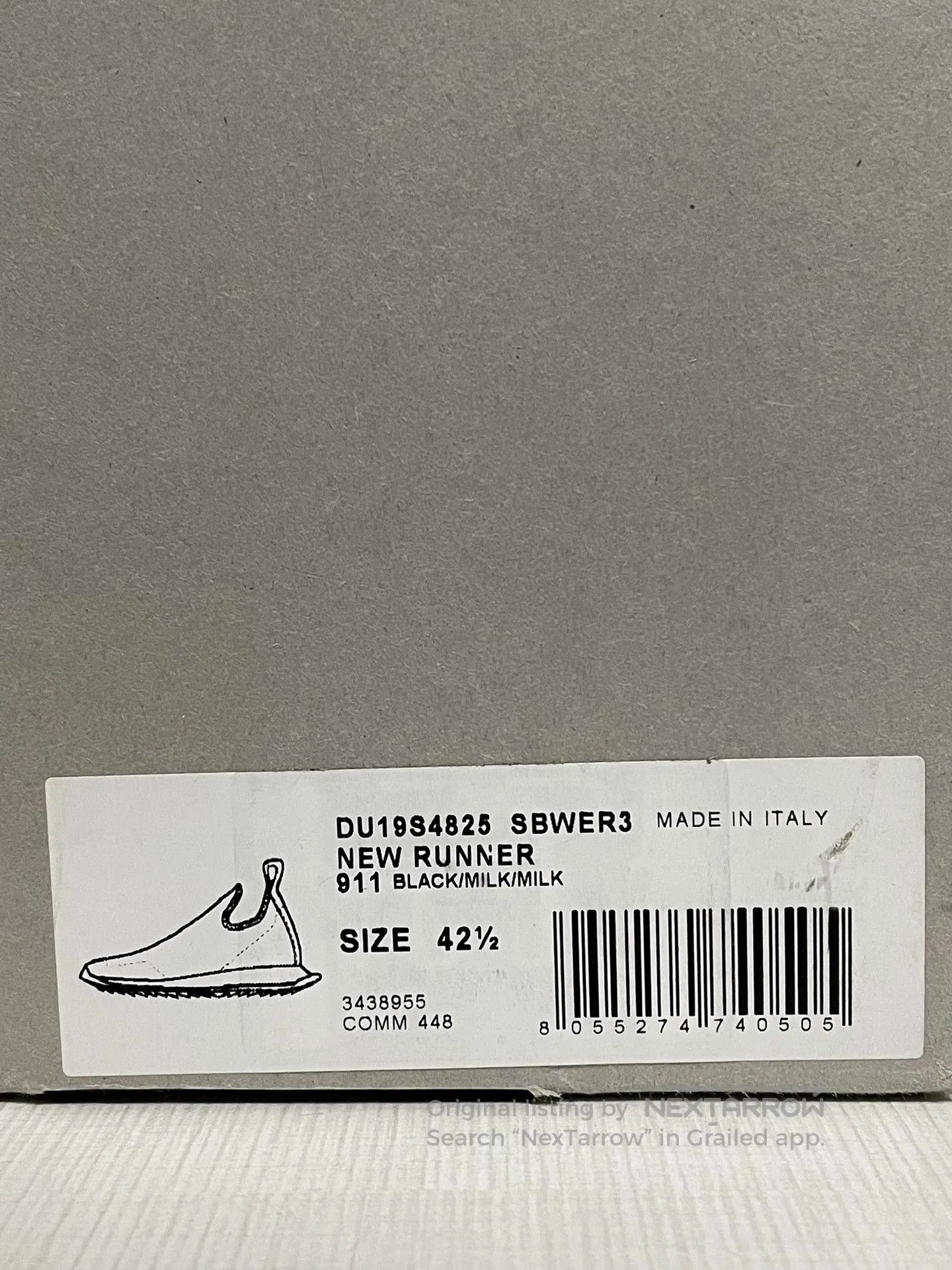 Rick Owens Drkshdw rick owens drkshdw low top sock sneakers. Size US 11 / EU 44 - 7 Thumbnail