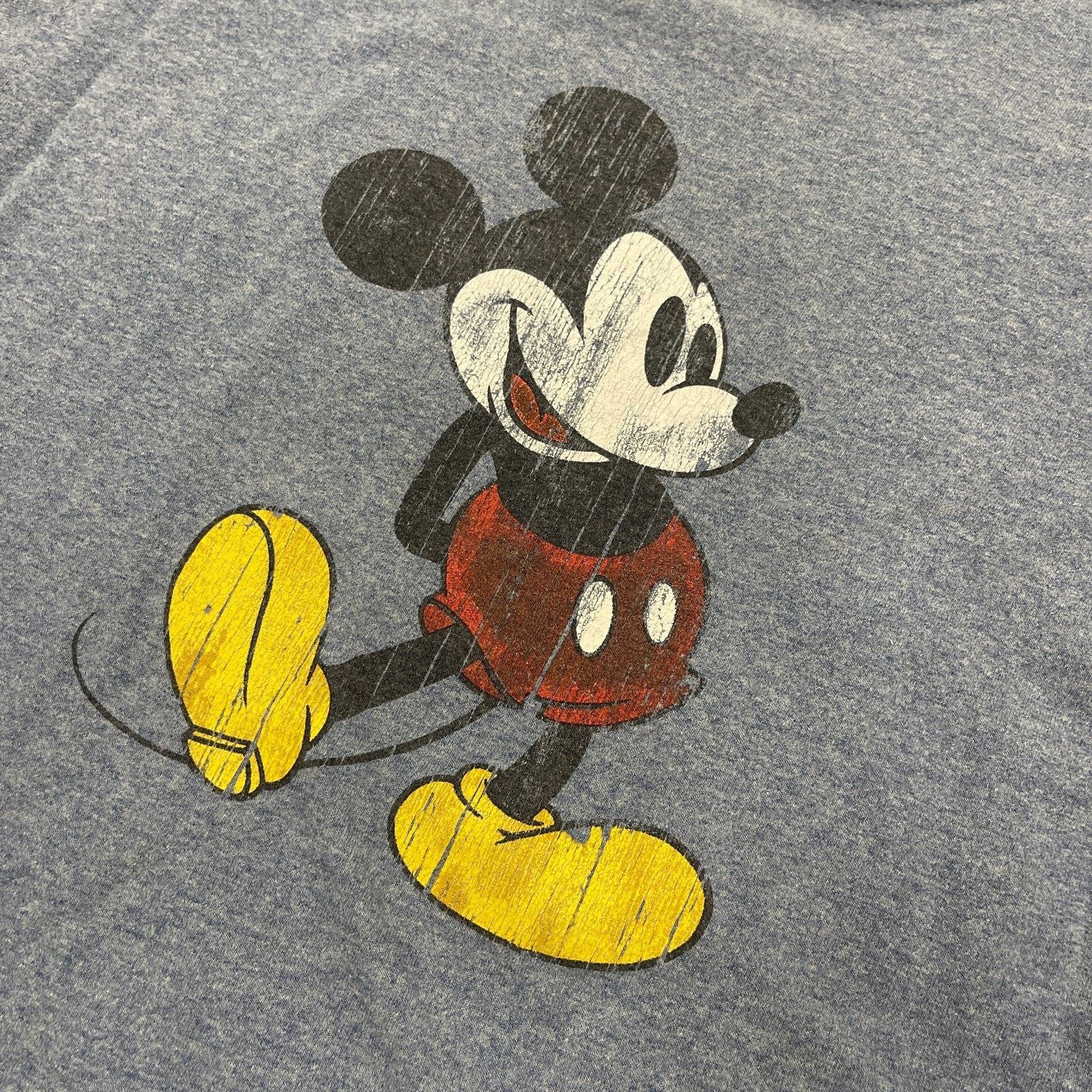Disney Disneyland Mickey Mouse Blue Ringer Tee T Shirt Youth XL Size US XL / EU 56 / 4 - 2 Thumbnail