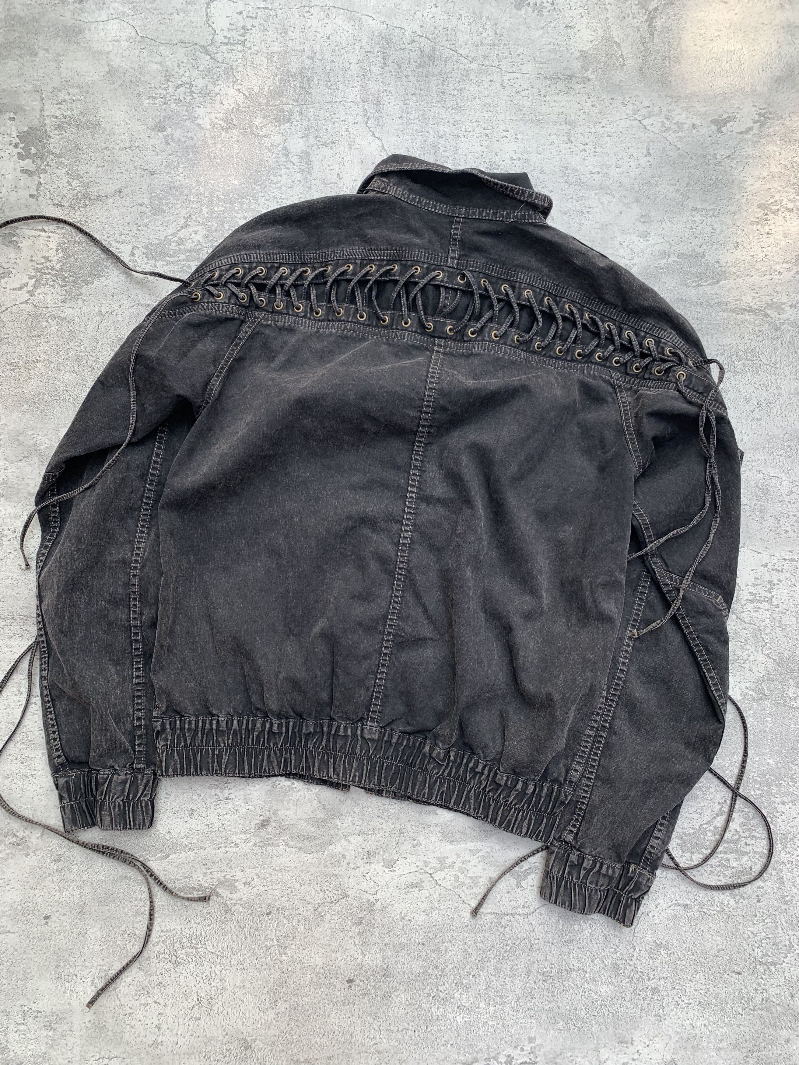 Hysteric Glamour × Japanese Brand × Le Grande Bleu (L.G.B.) HYSTERIC GLAMOUR lace-up bondage jacket Size US M / EU 48-50 / 2 - 1 Thumbnail
