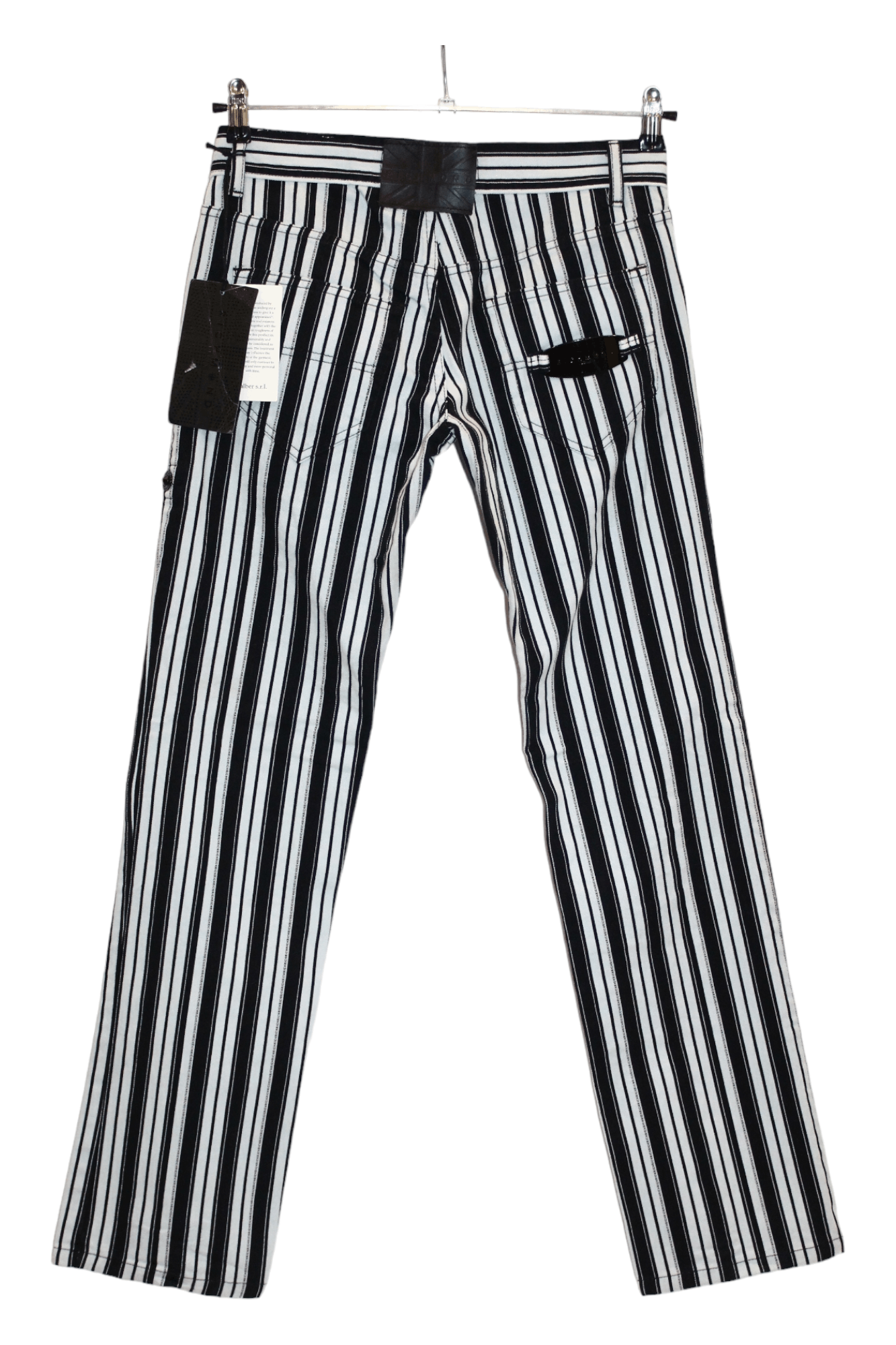 Richmond Denim Richmond Denim Low-Rise Super Skinny Striped Jeans Size US 30 / EU 46 - 3 Thumbnail