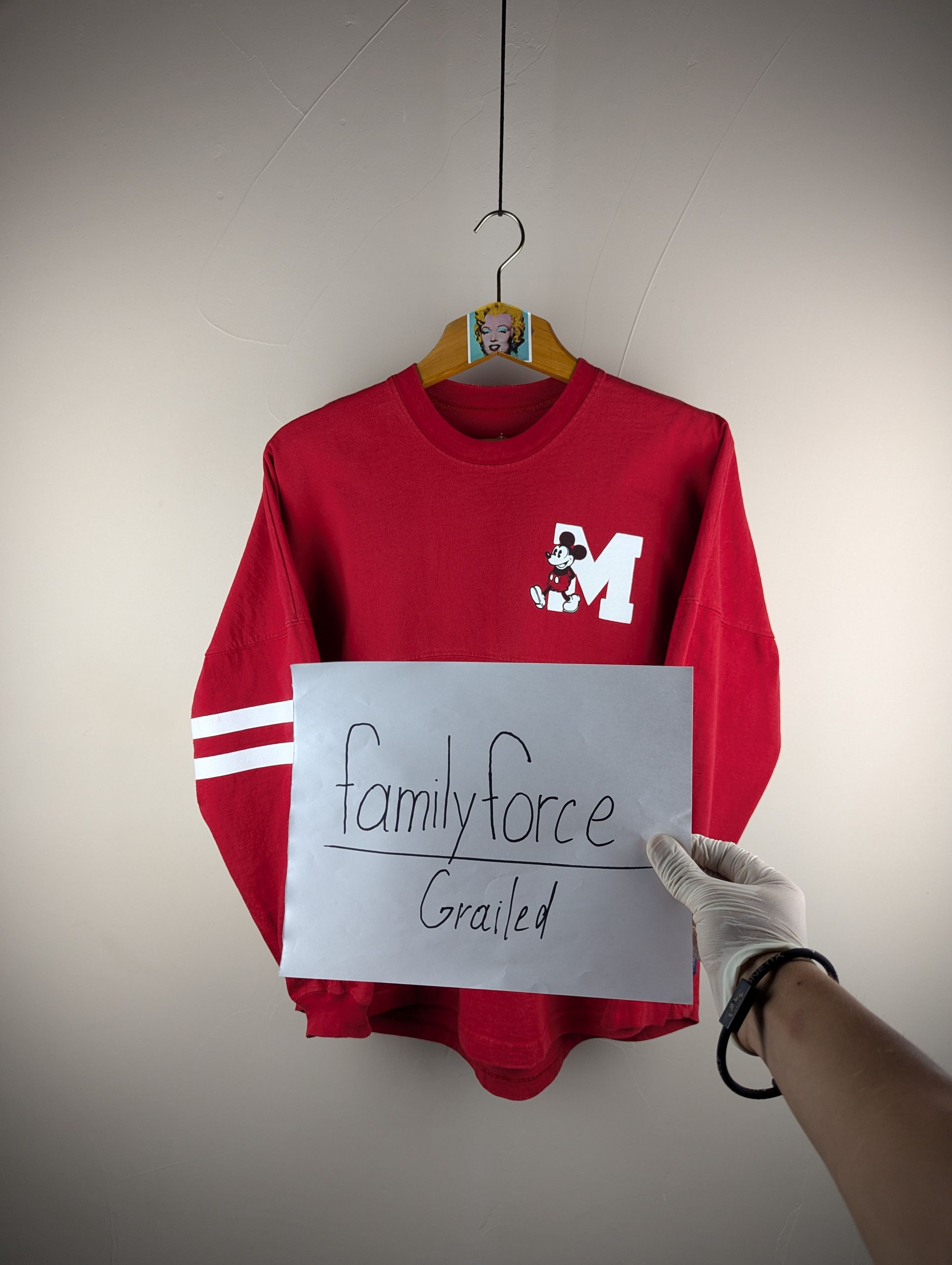 Disney × Vintage Vintage Disney Spirit Jersey y2k Spell Out Mickey Mouse Size US M / EU 48-50 / 2 - 9 Thumbnail