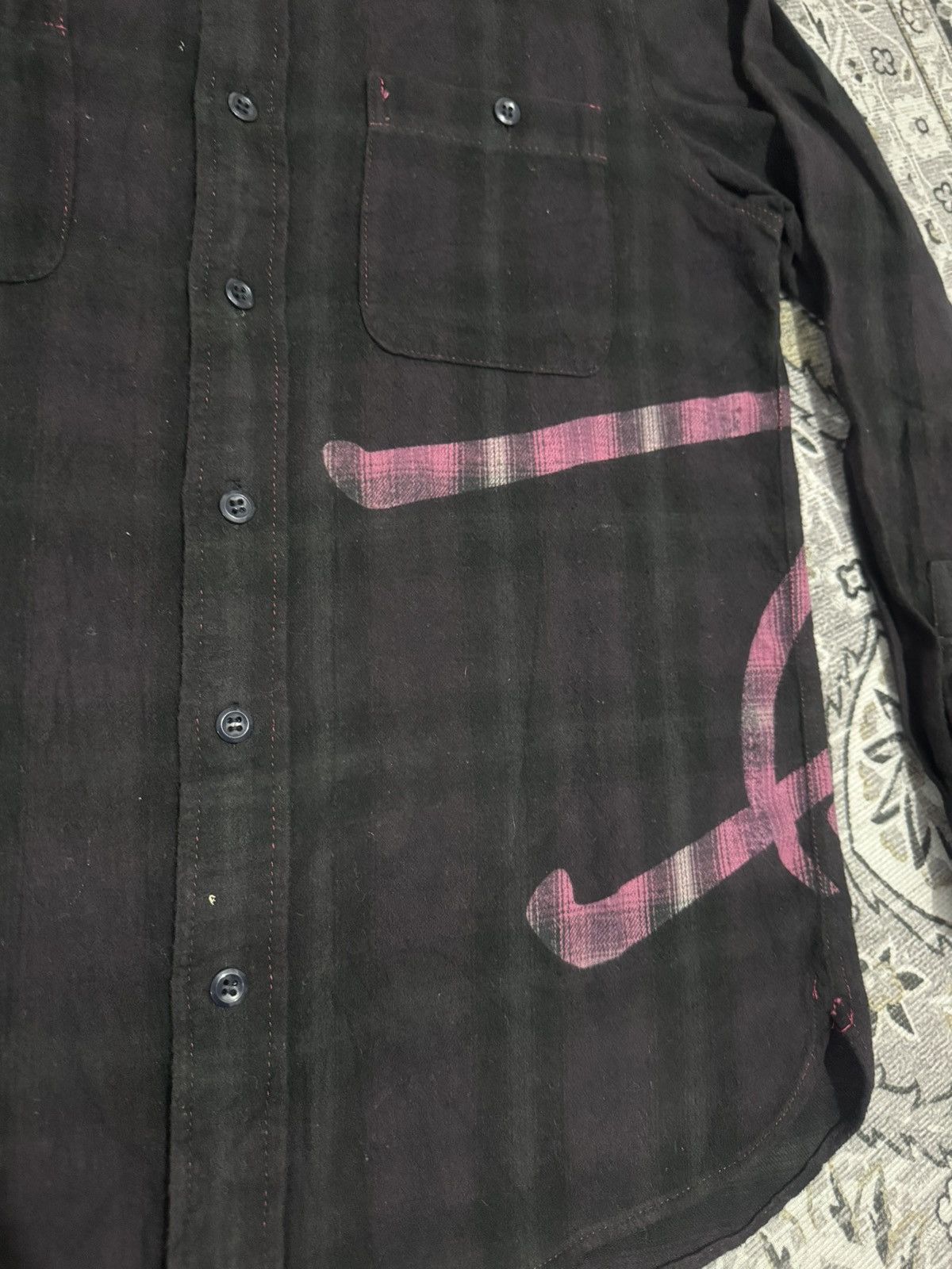 Futura × Japanese Brand Vintage Futura Brooklyn Flannel Shirt Big Logo Made in Japan Size US M / EU 48-50 / 2 - 6 Thumbnail