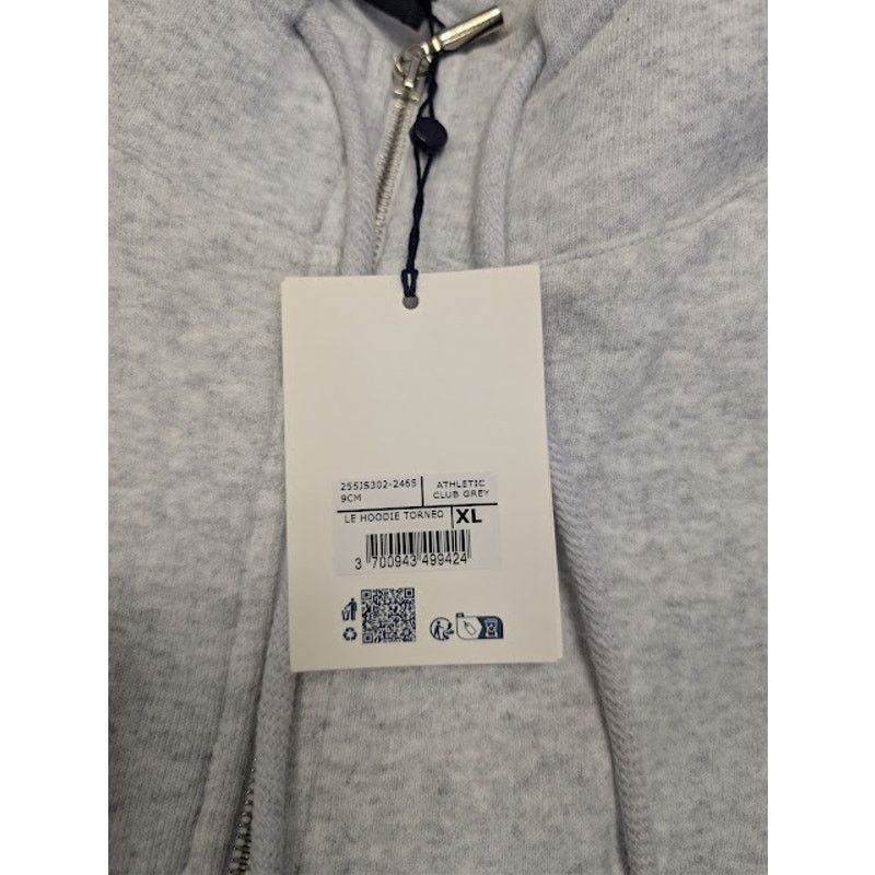 Jacquemus o1rshd1 Oversized Zip-Up Torneo Hoodie in Athletic Club Grey Size US XL / EU 56 / 4 - 21 Thumbnail