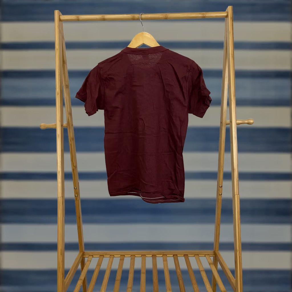 Russell Athletic NWOT Russell Athletic T-Shirt Burgundy 80s Single Stitch Size S USA Mens Shirt Side Stitch Vintage USA Theme Burgundy Shirt Mens S Size US S / EU 44-46 / 1 - 1 Thumbnail