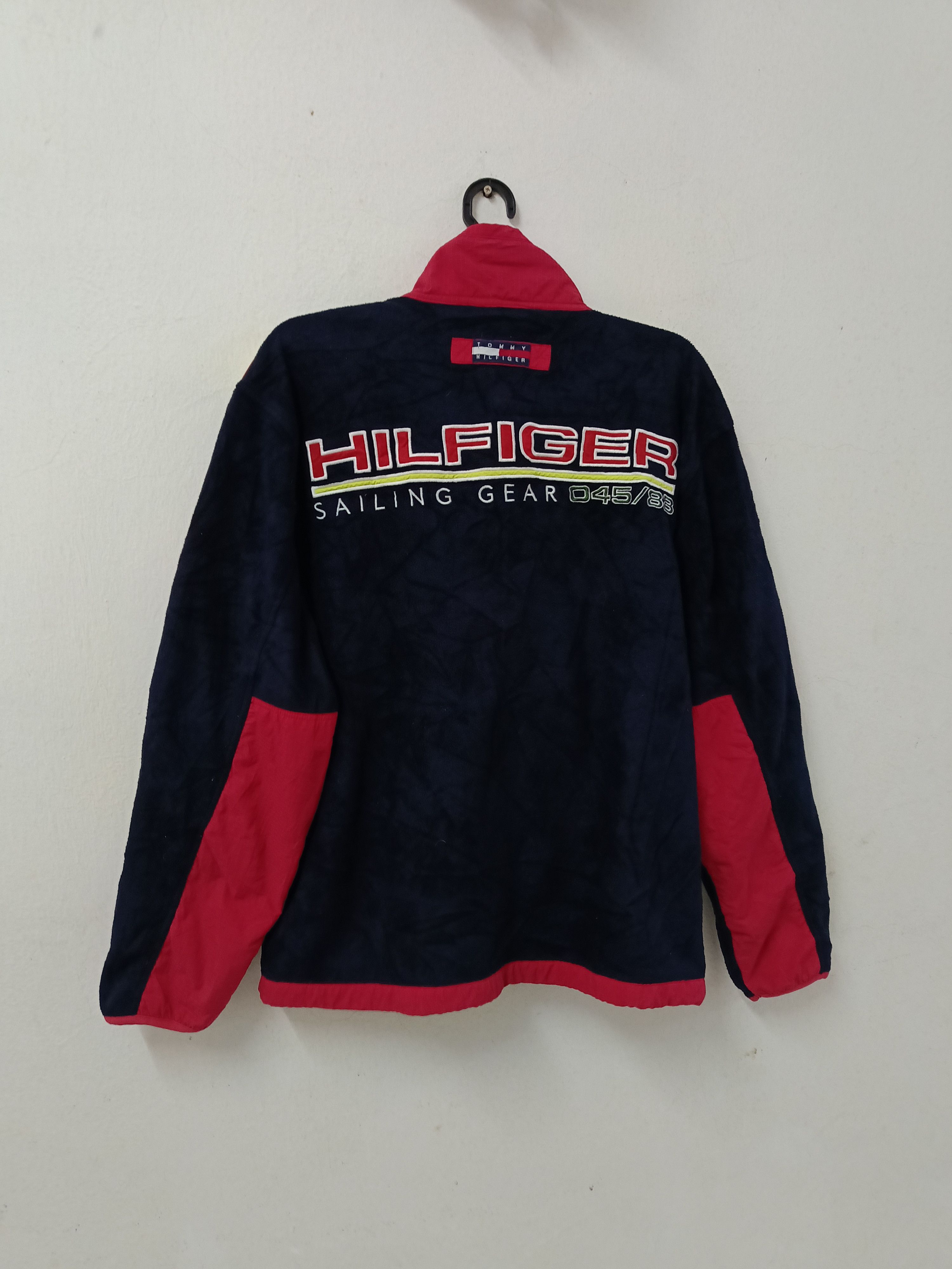 Tommy Hilfiger × Vintage Vtg Tommy Hilfiger sailing gear Fleece jacket Size US M / EU 48-50 / 2 - 5 Thumbnail