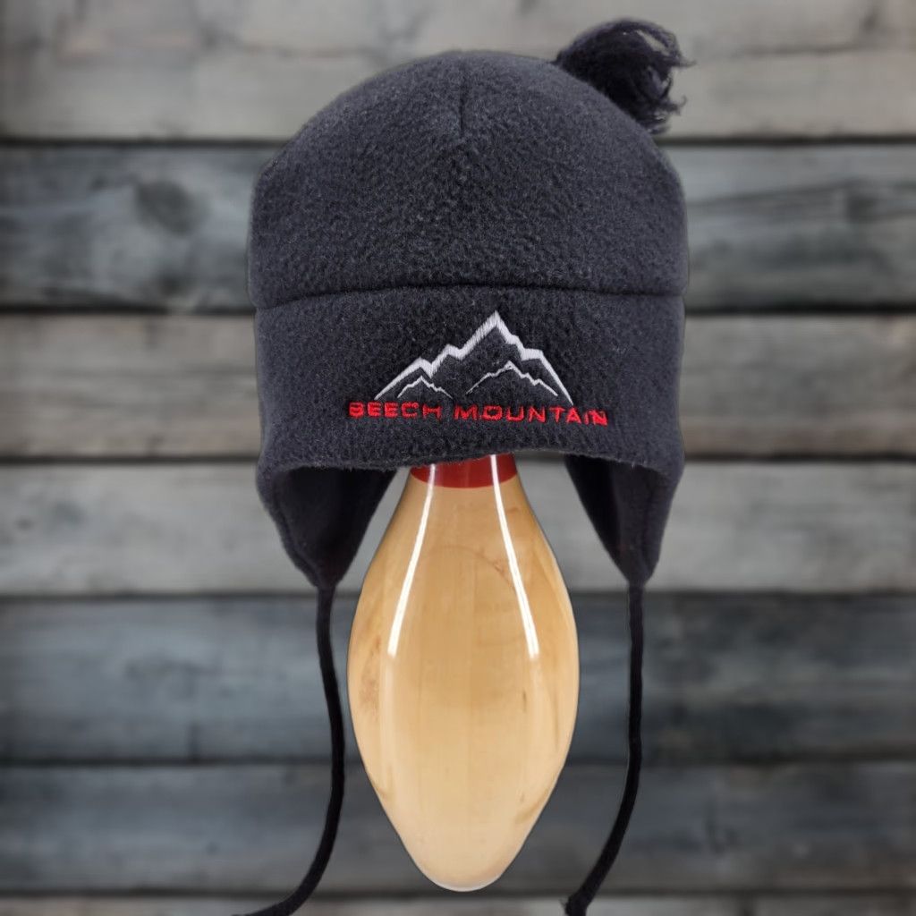 Vintage Merkley Beech Mountain Headgear Beanie W/ Earflap Winter Hat Black Mens One Size Ski Winter Size ONE SIZE - 1 Thumbnail