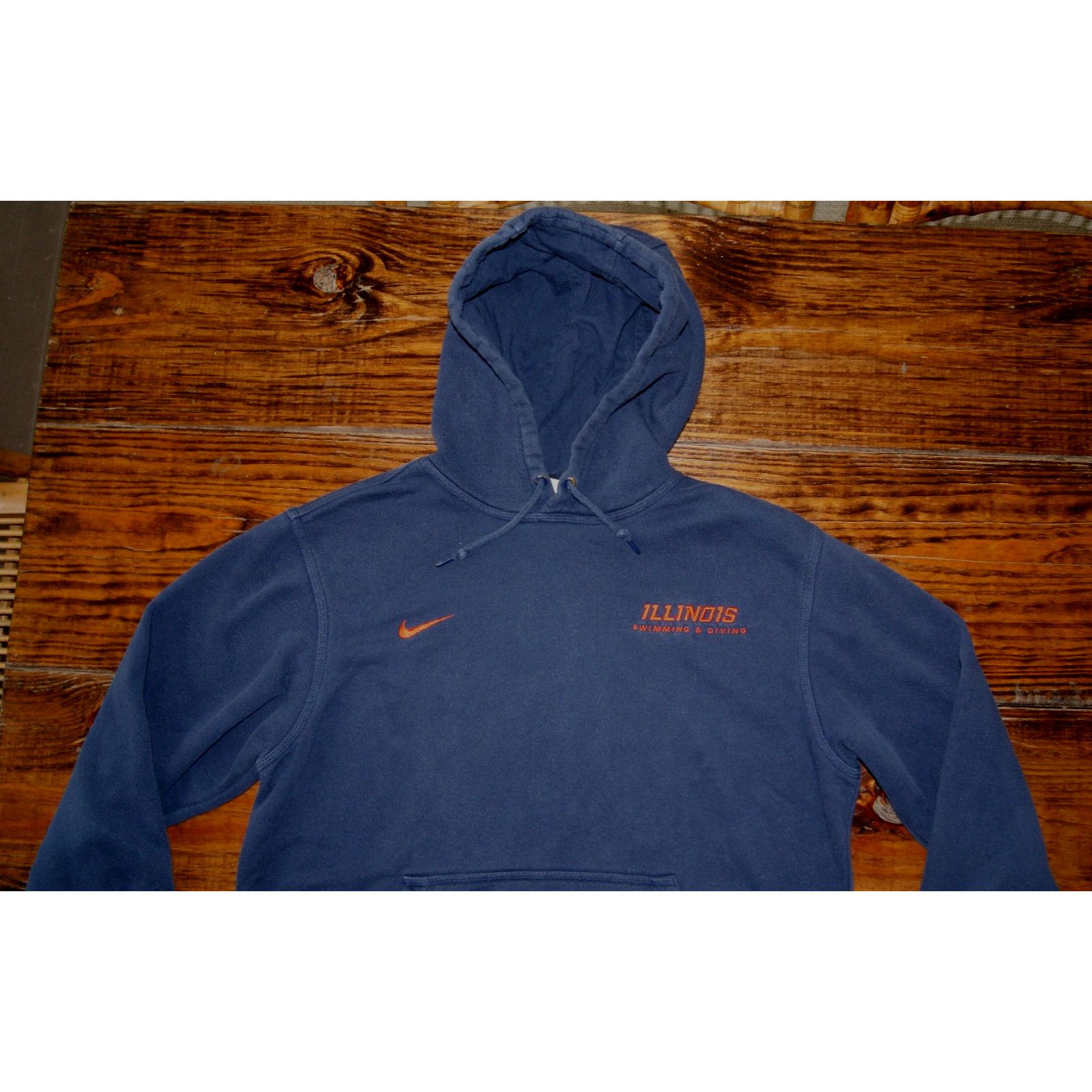 Nike ILLINOIS FIGHTING ILLINI Swim & Diving M Hoodie Sweatshirt Size US M / EU 48-50 / 2 - 1 Thumbnail