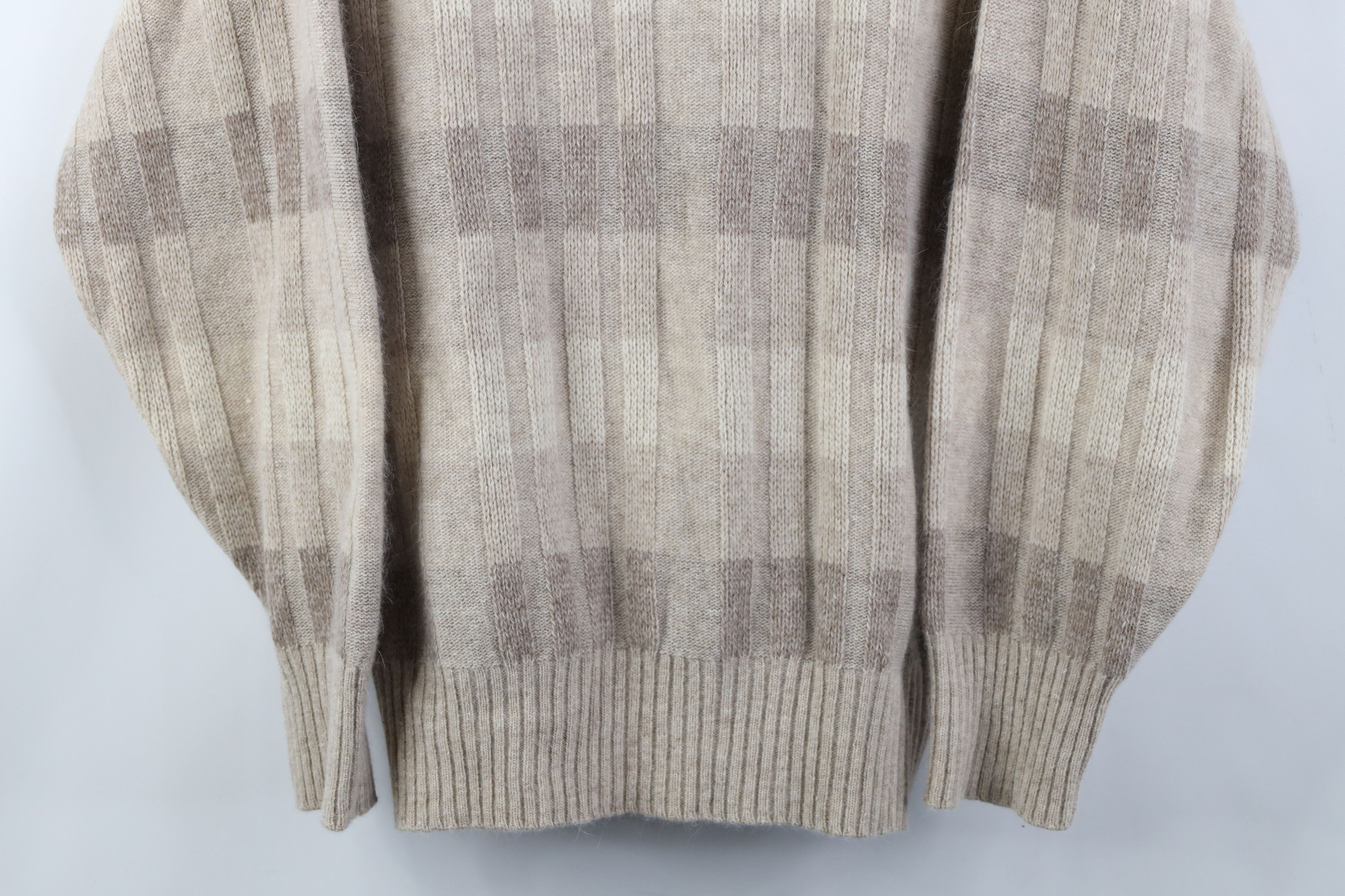 Vintage Vintage 70s Streetwear Lambswool Ribbed Sweater Earth Tone Size S / US 4 / IT 40 - 3 Thumbnail